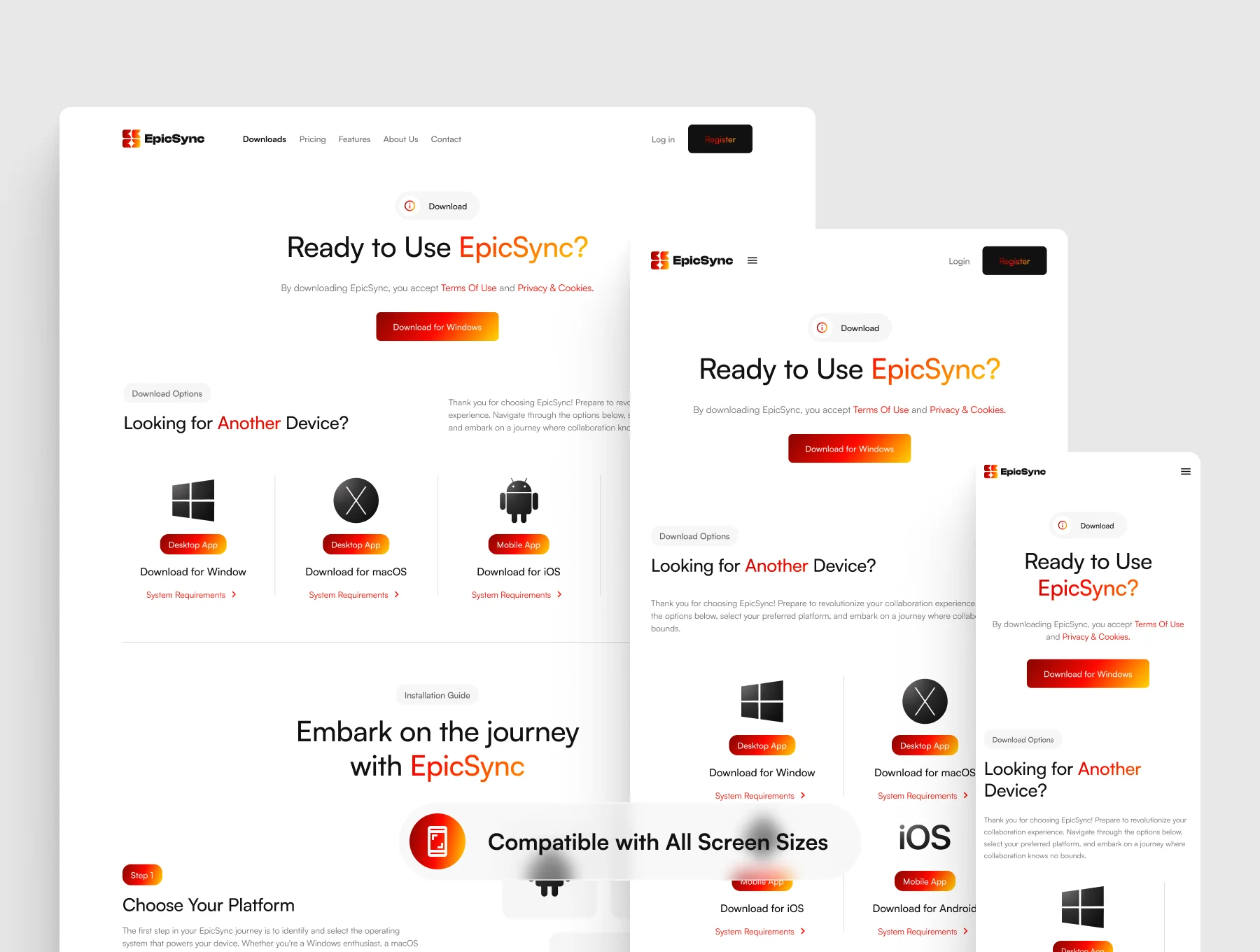 EpicSync - Intuitive SaaS Video Conferencing and Online Meeting Website UI Kit for Business 5