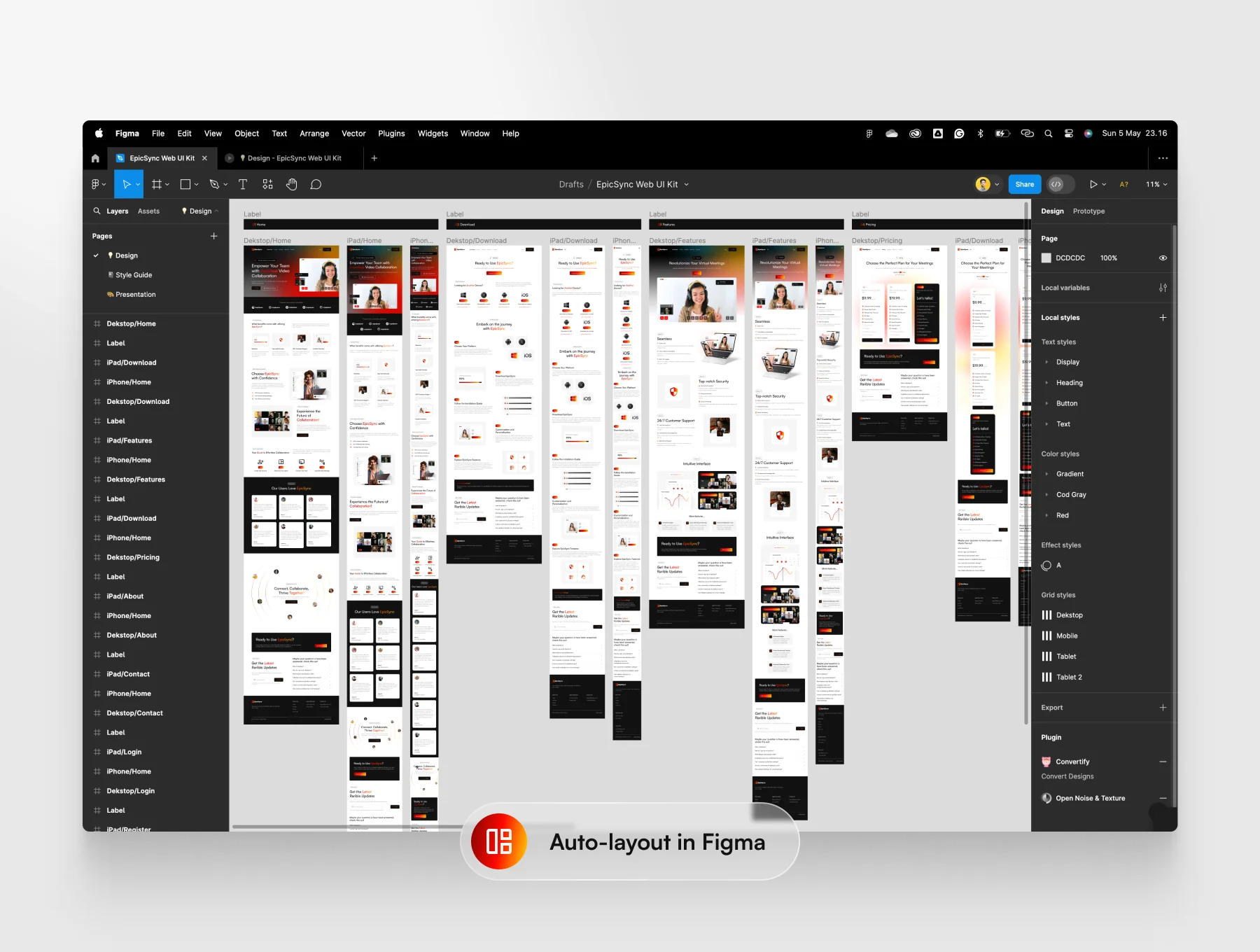 EpicSync - Intuitive SaaS Video Conferencing and Online Meeting Website UI Kit for Business 7