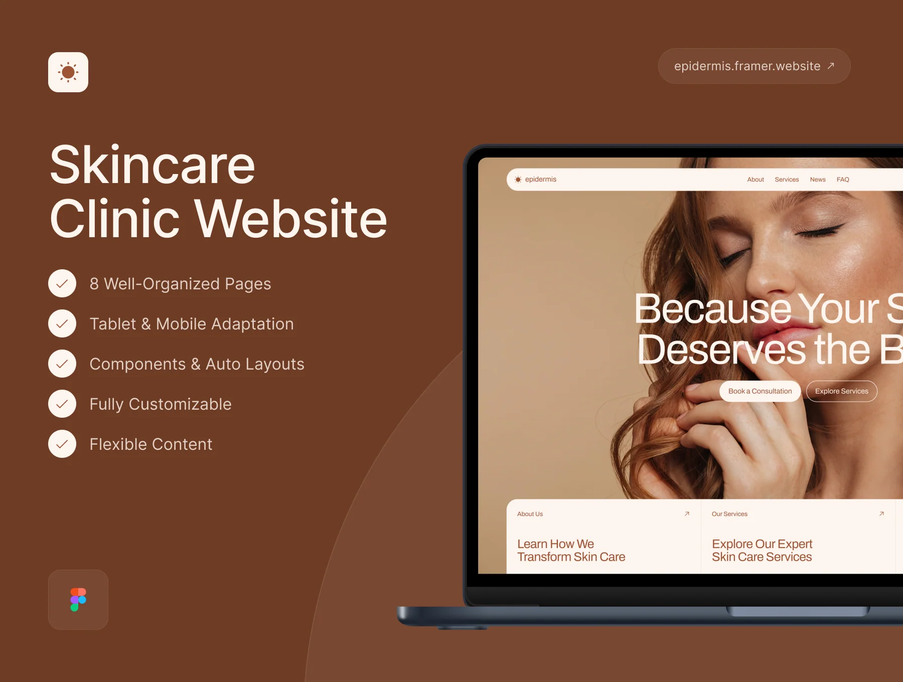 Epidermis – Skincare Clinic Website