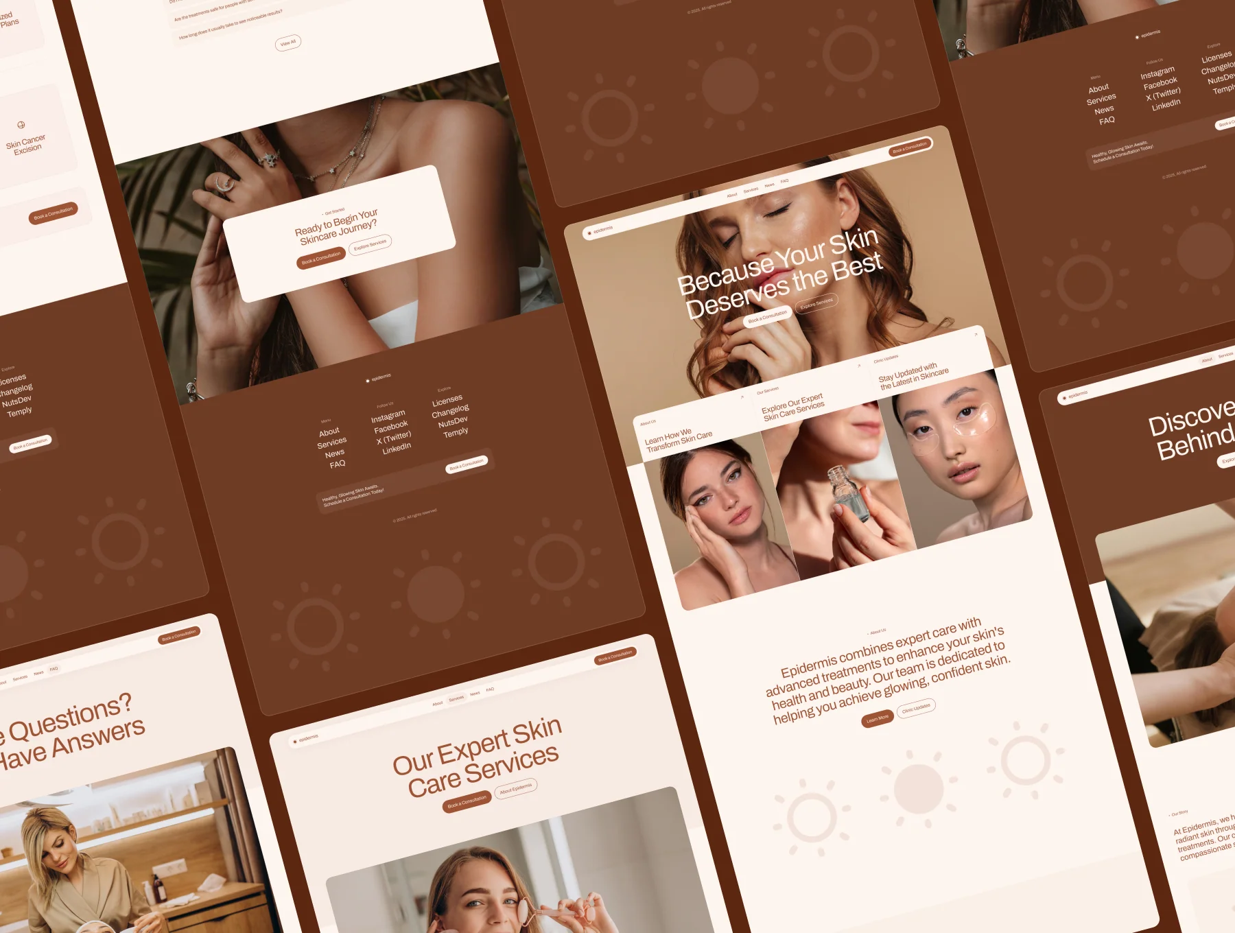 Epidermis – Skincare Clinic Website 5