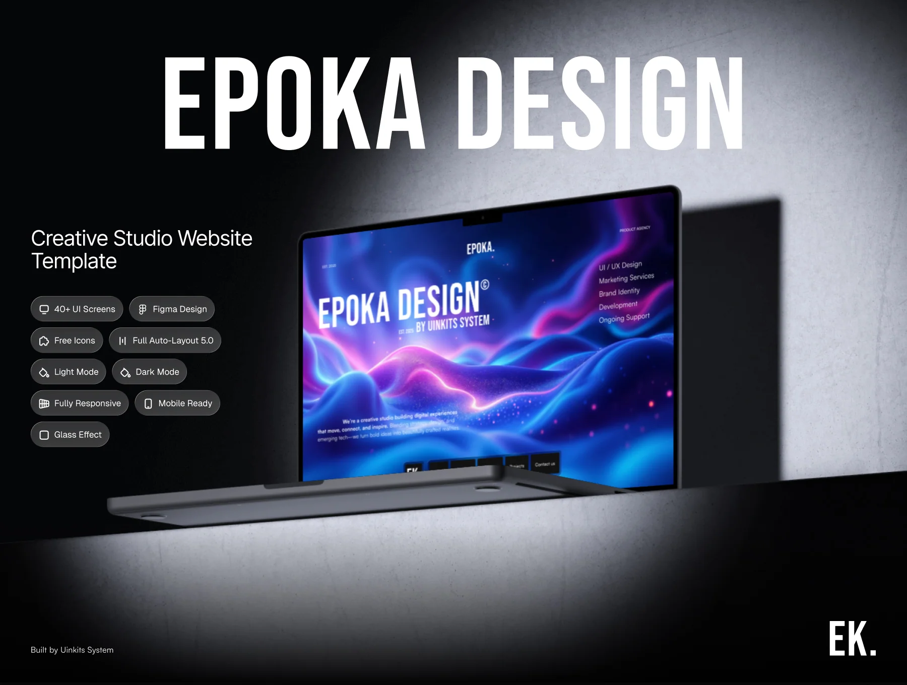 EPOKA - Creative Studio & Agency Website UI Kit