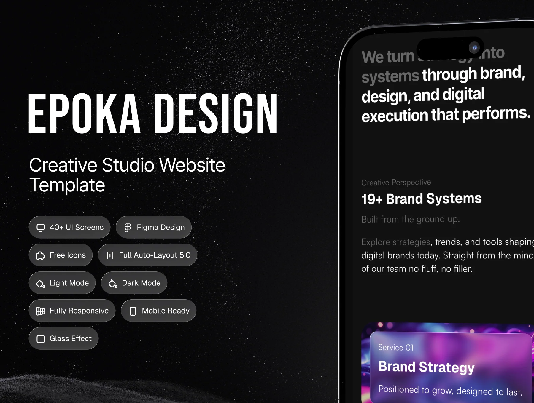EPOKA - Creative Studio & Agency Website UI Kit 2