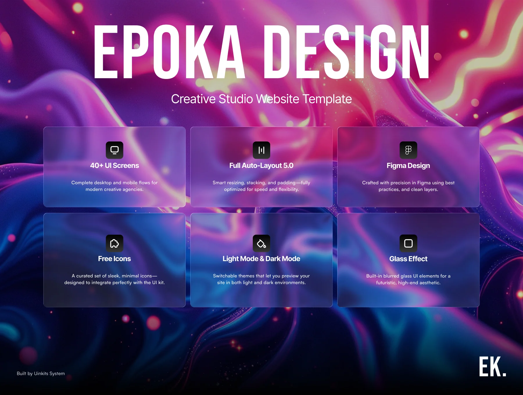 EPOKA - Creative Studio & Agency Website UI Kit 4