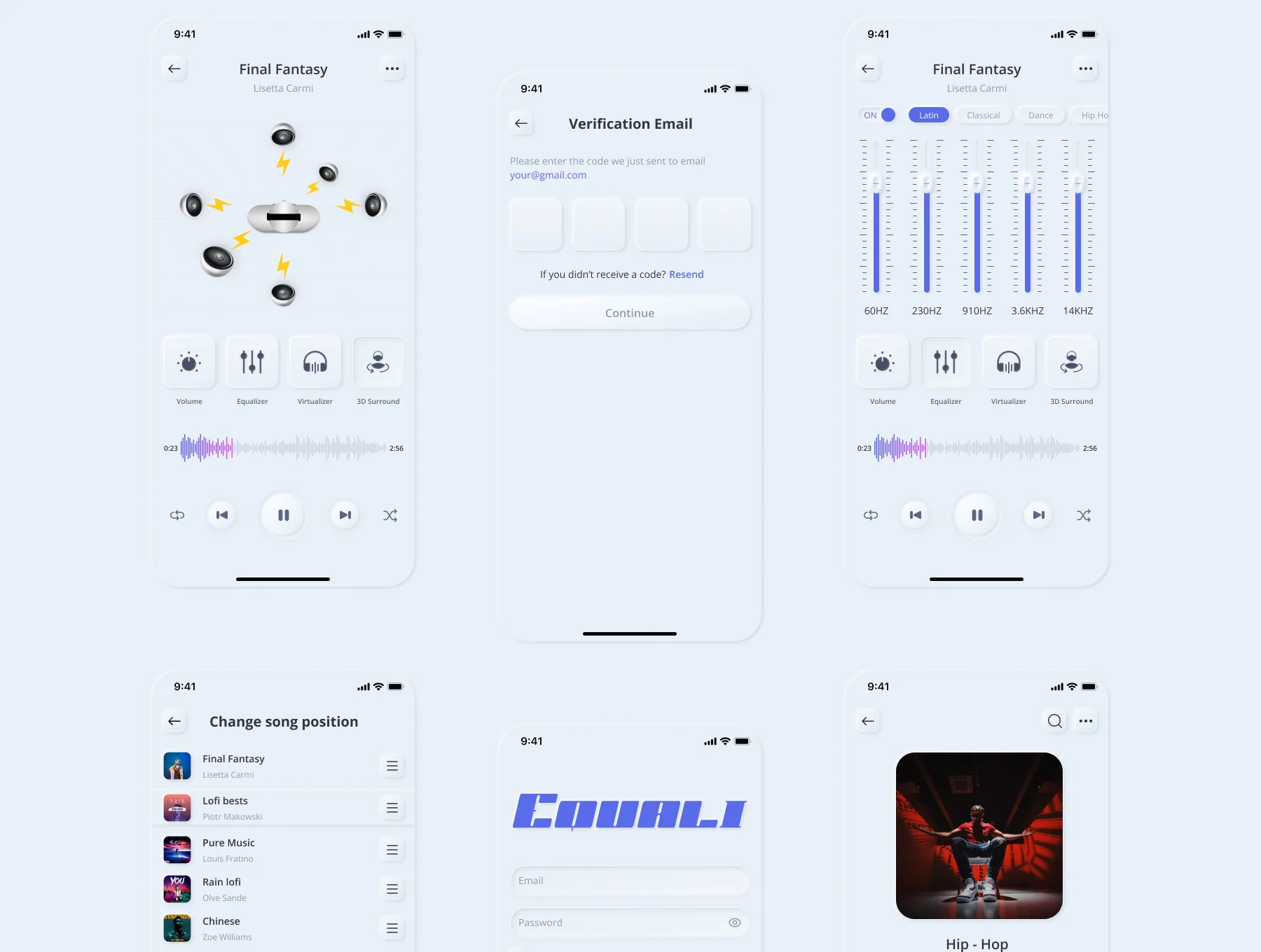 Equali - Equalizer App UI Kit 5