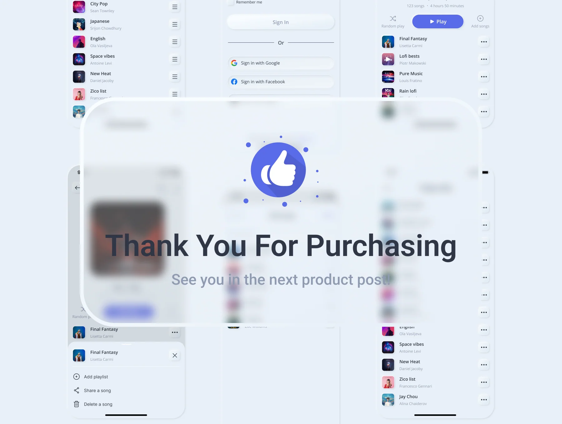 Equali - Equalizer App UI Kit 6