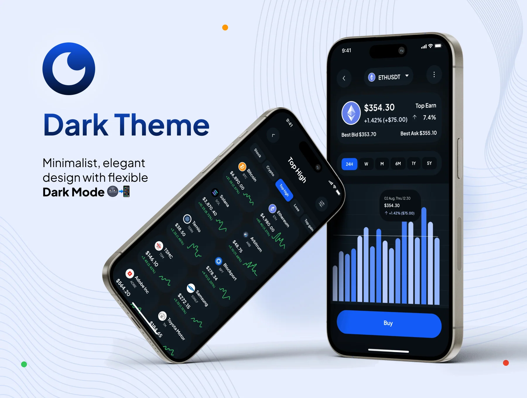 Equinox - Super App Stock Crypto Trading App UI Kit 5