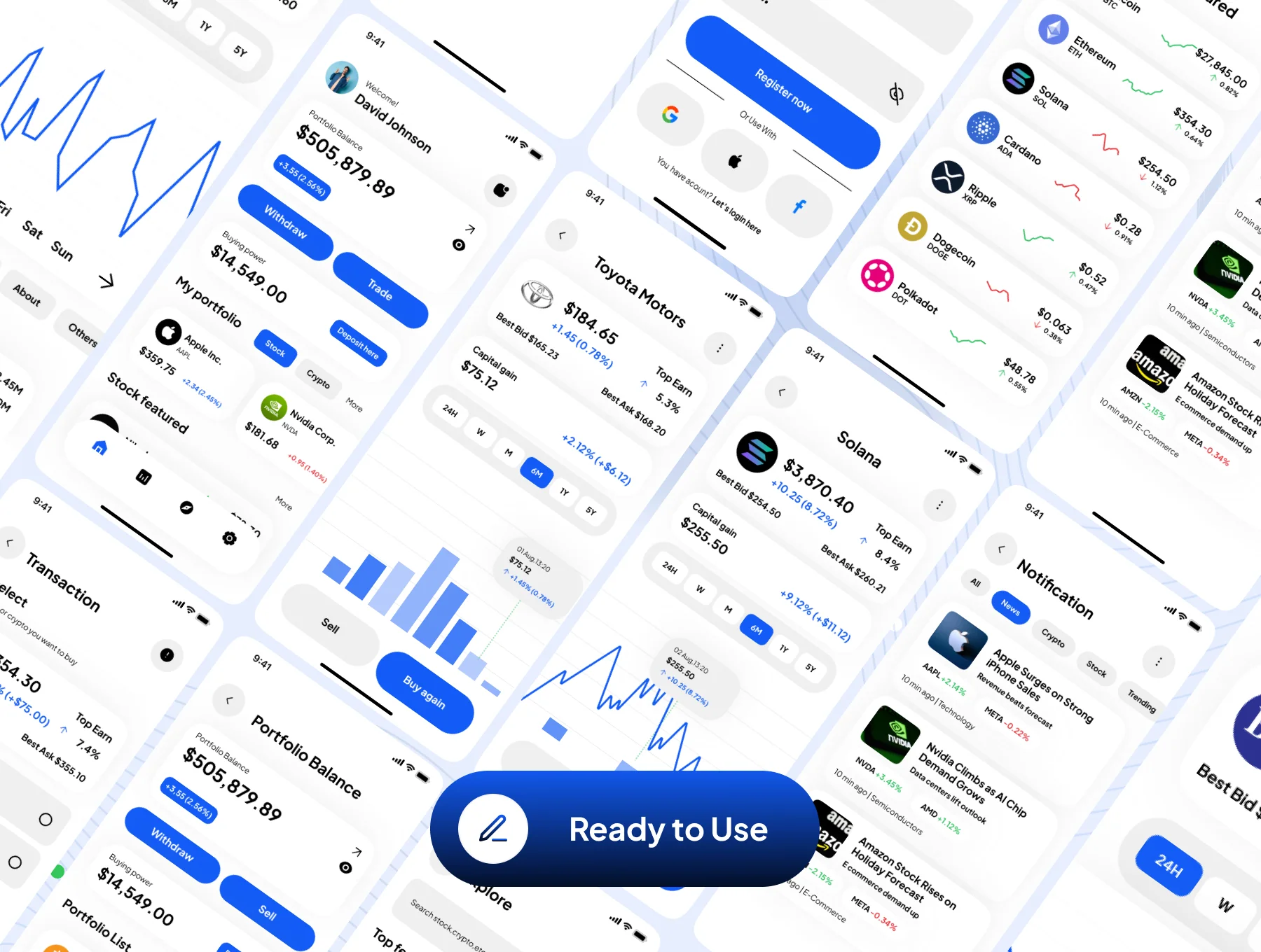 Equinox - Super App Stock Crypto Trading App UI Kit 7
