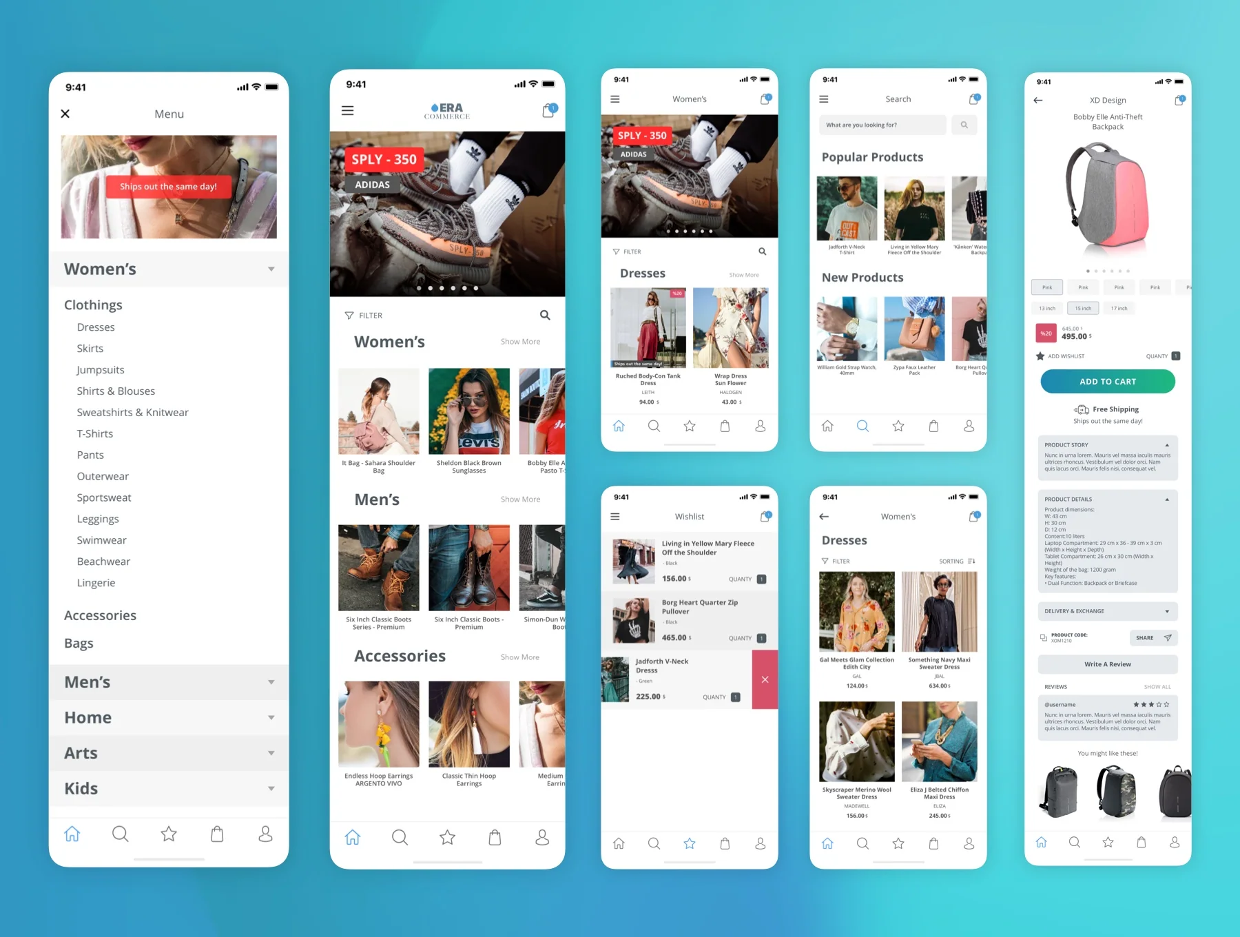 Era E-Commerce UI Kit 4