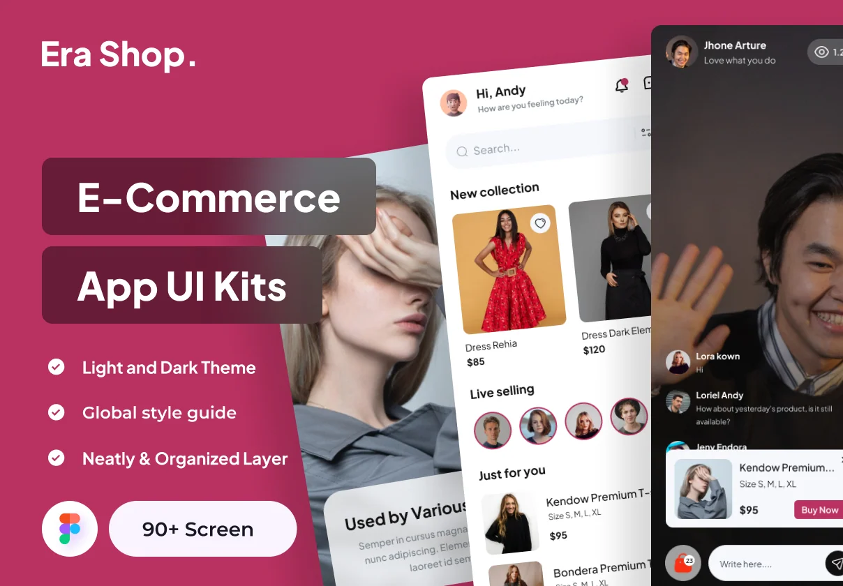 Era Shop - E Commerce App UI Kits