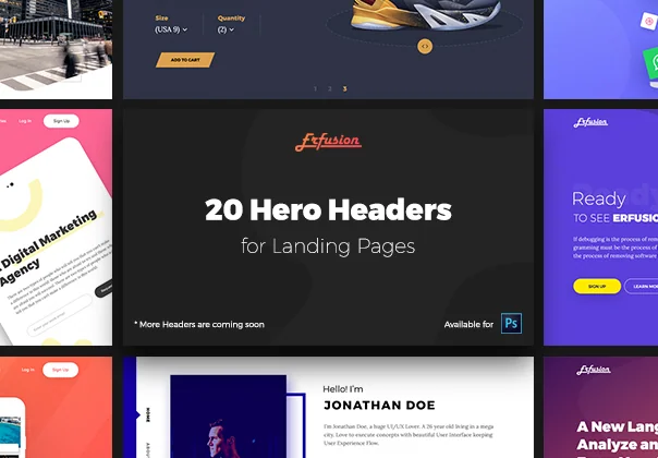 Erfusion Hero Headers
