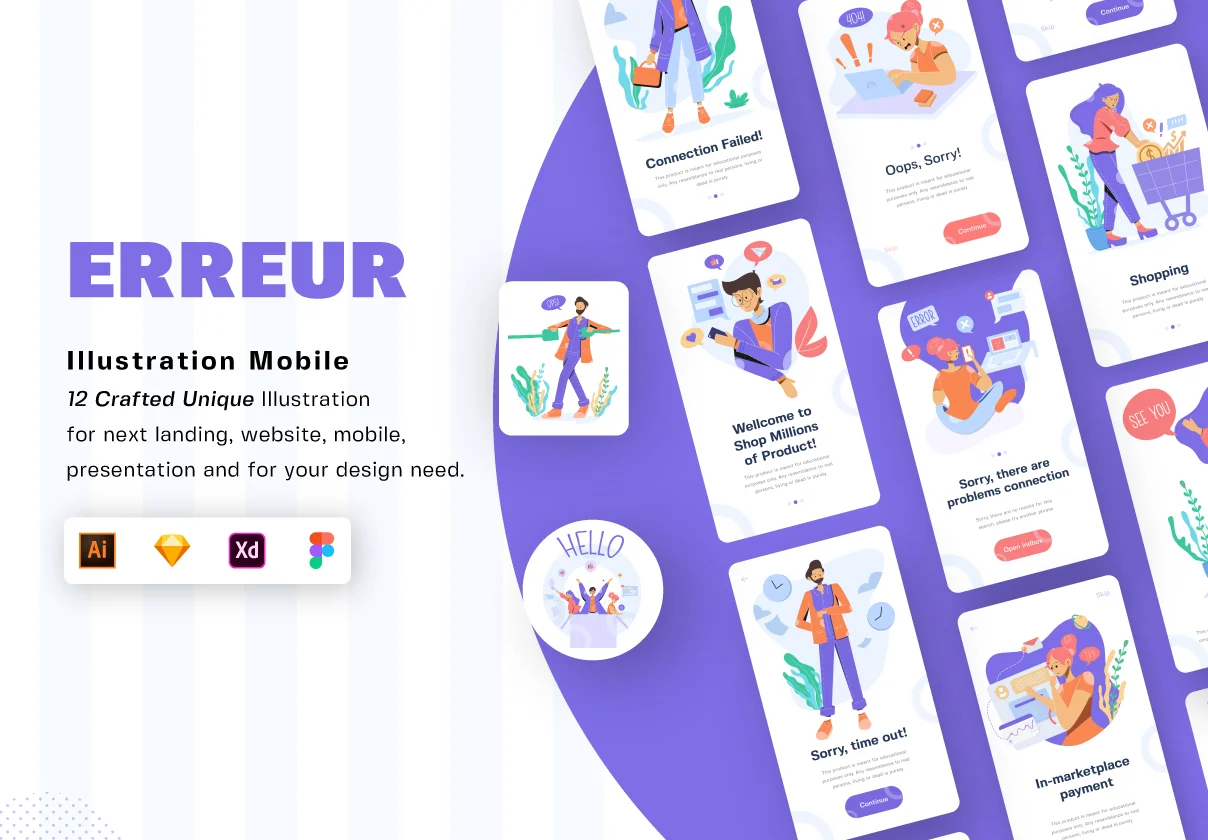 ERREUR - Illustration Mobile Kit