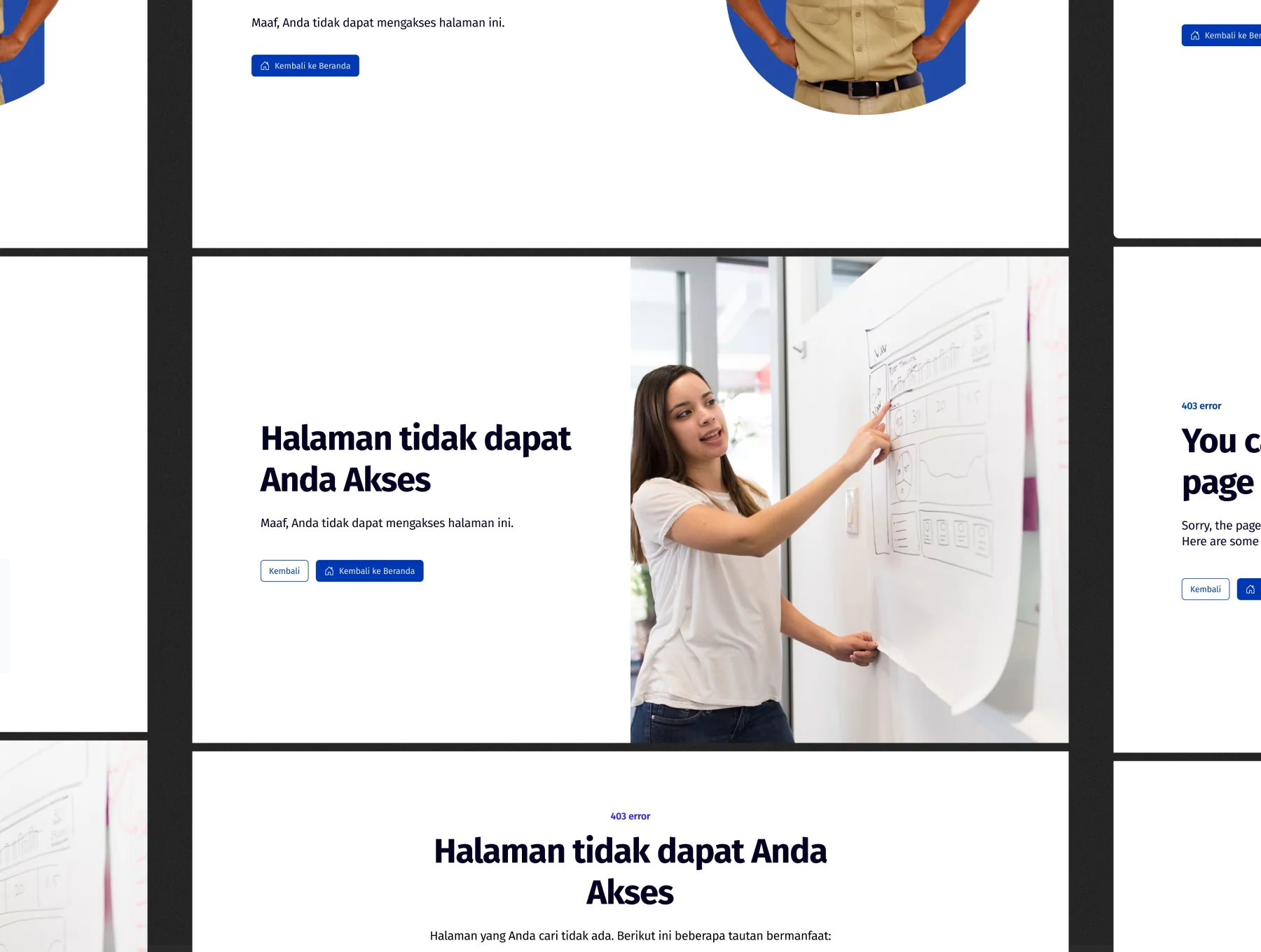Erorr Pages Design System Kit 3