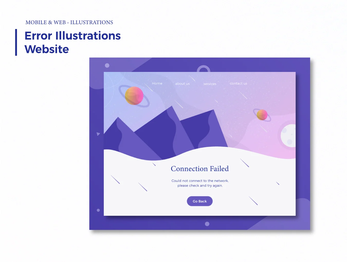 Error & Ecommerce Illustrations 3