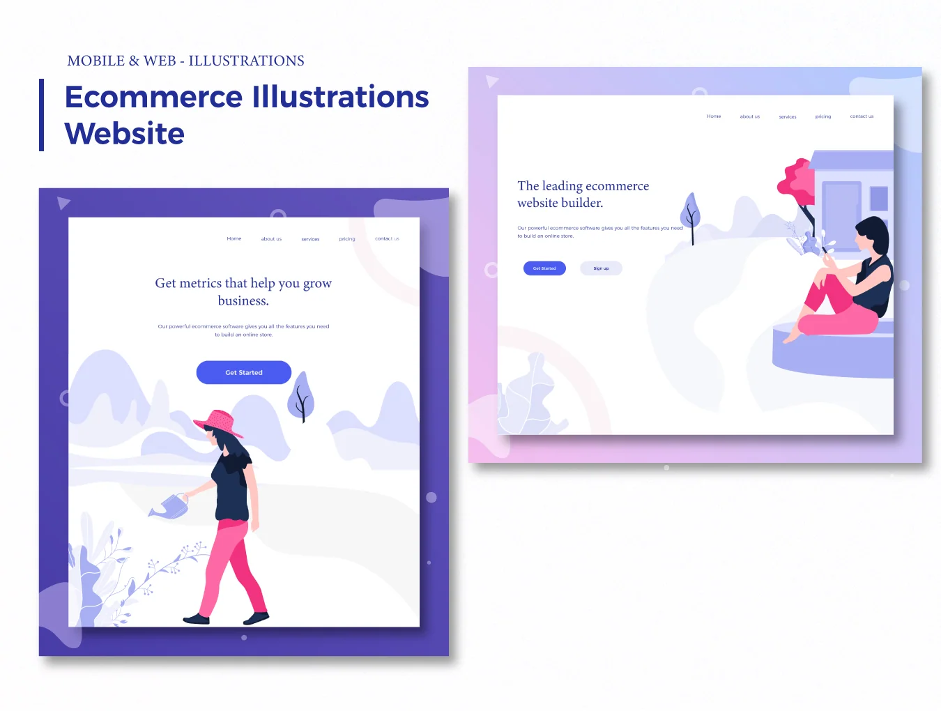 Error & Ecommerce Illustrations 4