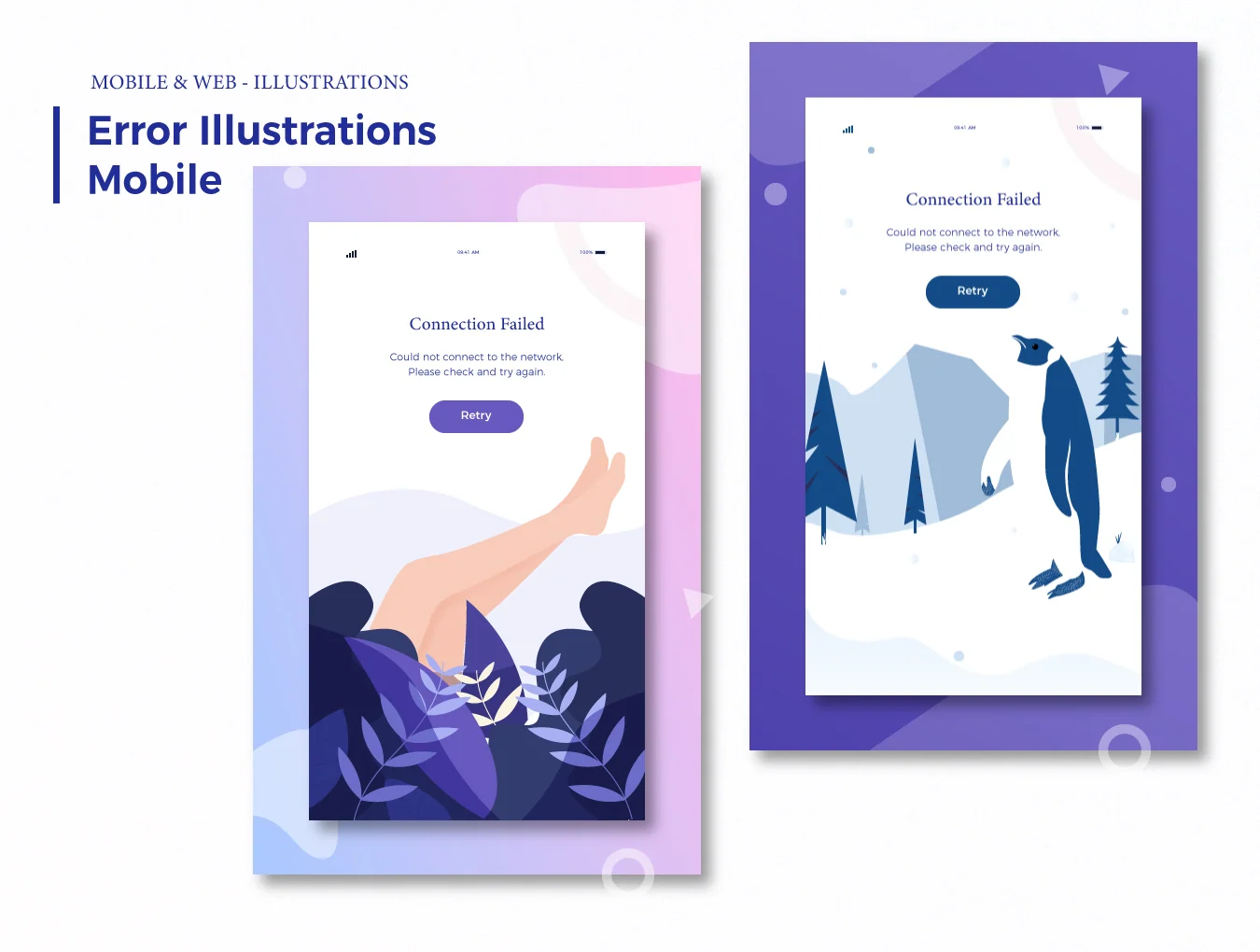 Error & Ecommerce Illustrations 5