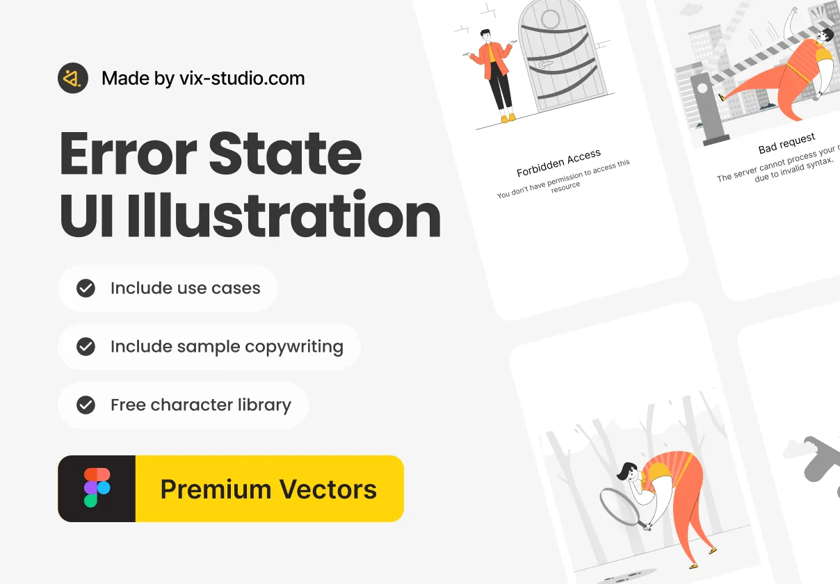 Error State UI Illustration