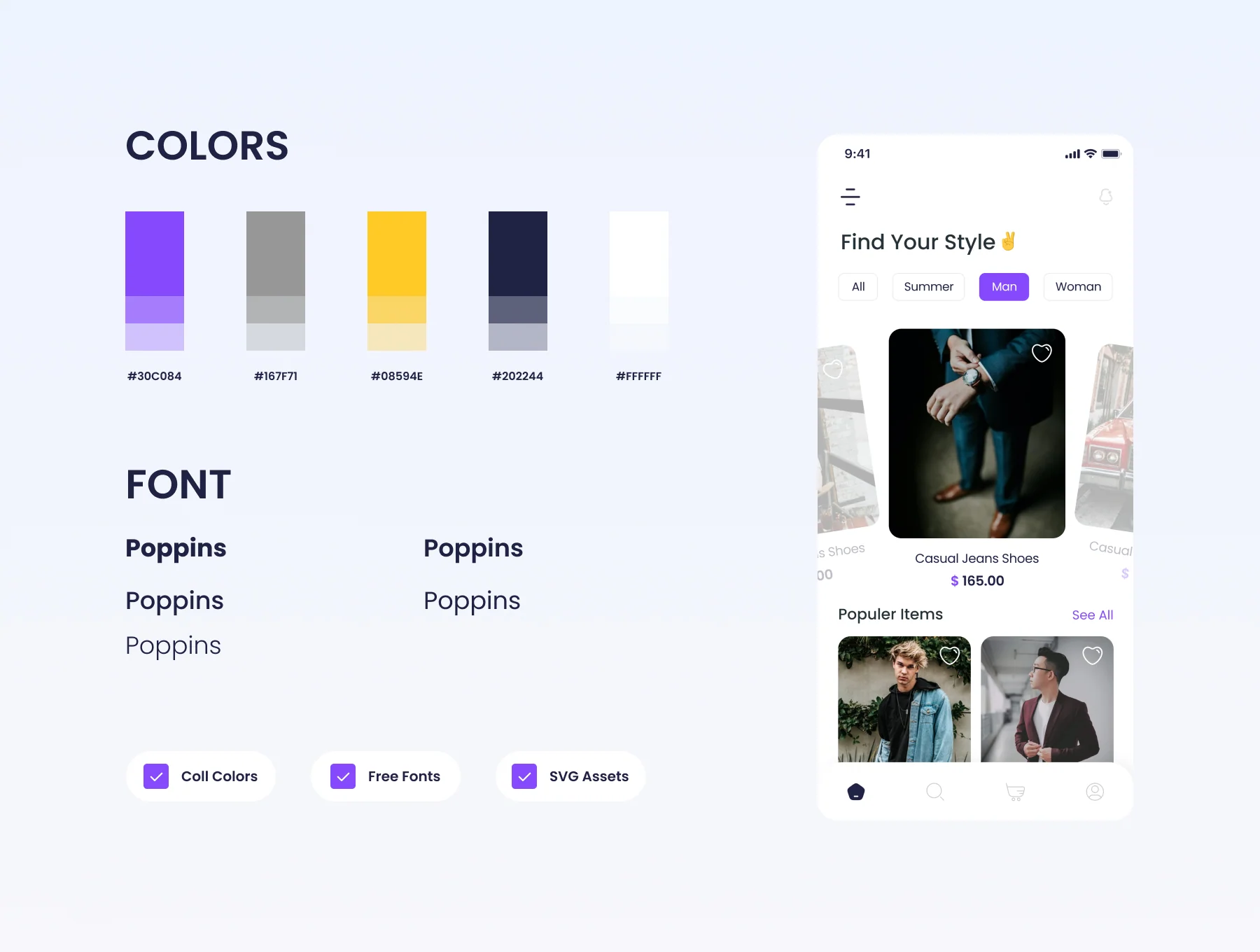 Eshop E-Commerce Mobile App UI Kit 3