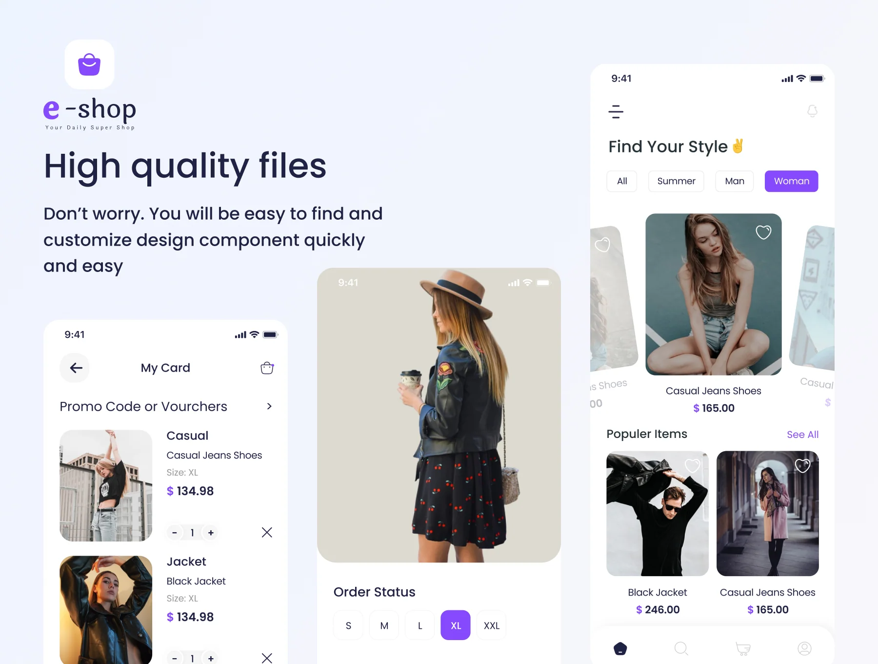 Eshop E-Commerce Mobile App UI Kit 5