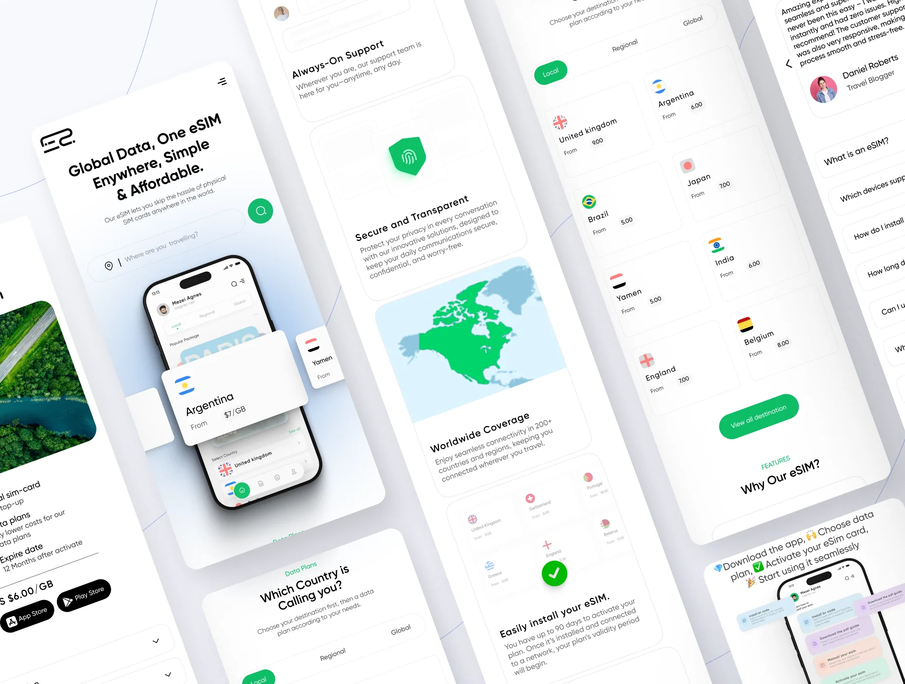 eSIM Website Ui/Ux Kit – Travel eSIM Website 8
