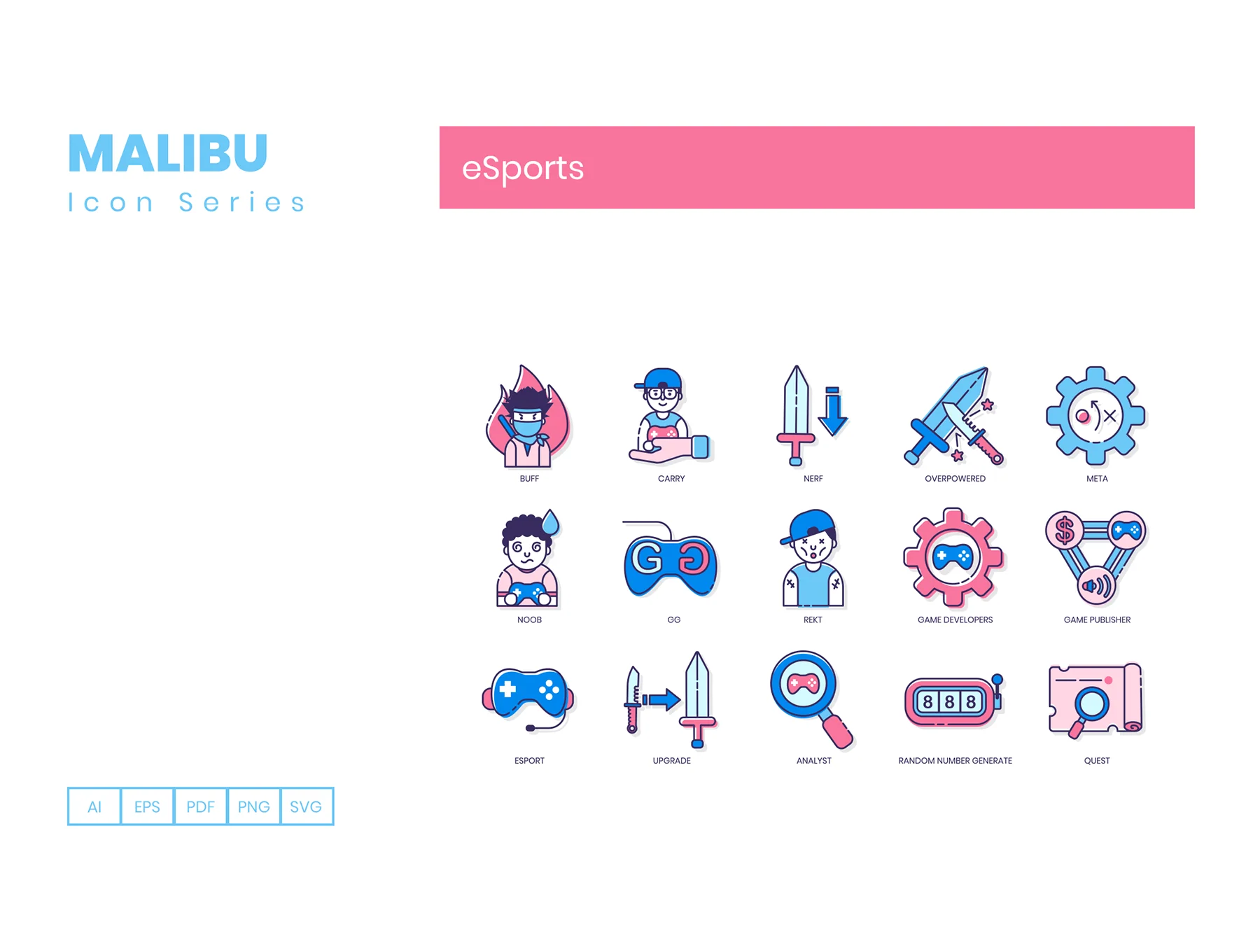 55 Esports Icons | Malibu Series 4