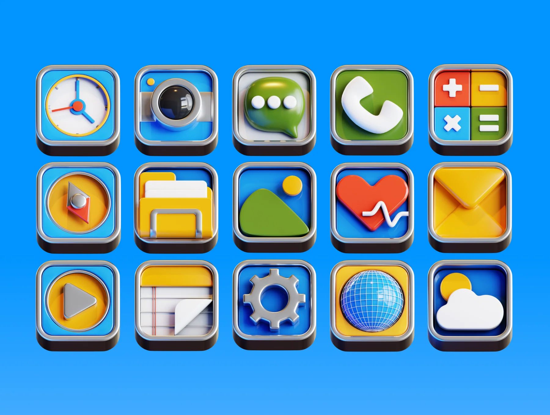 Essential Apps 3D Icon pack 4