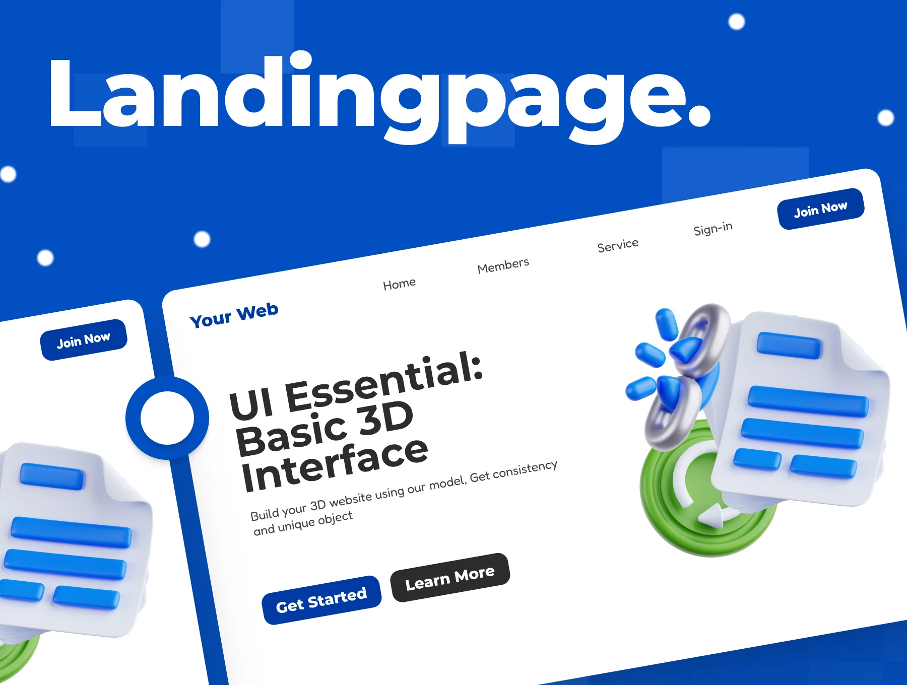 Essential Interface 3D Icon Set 4