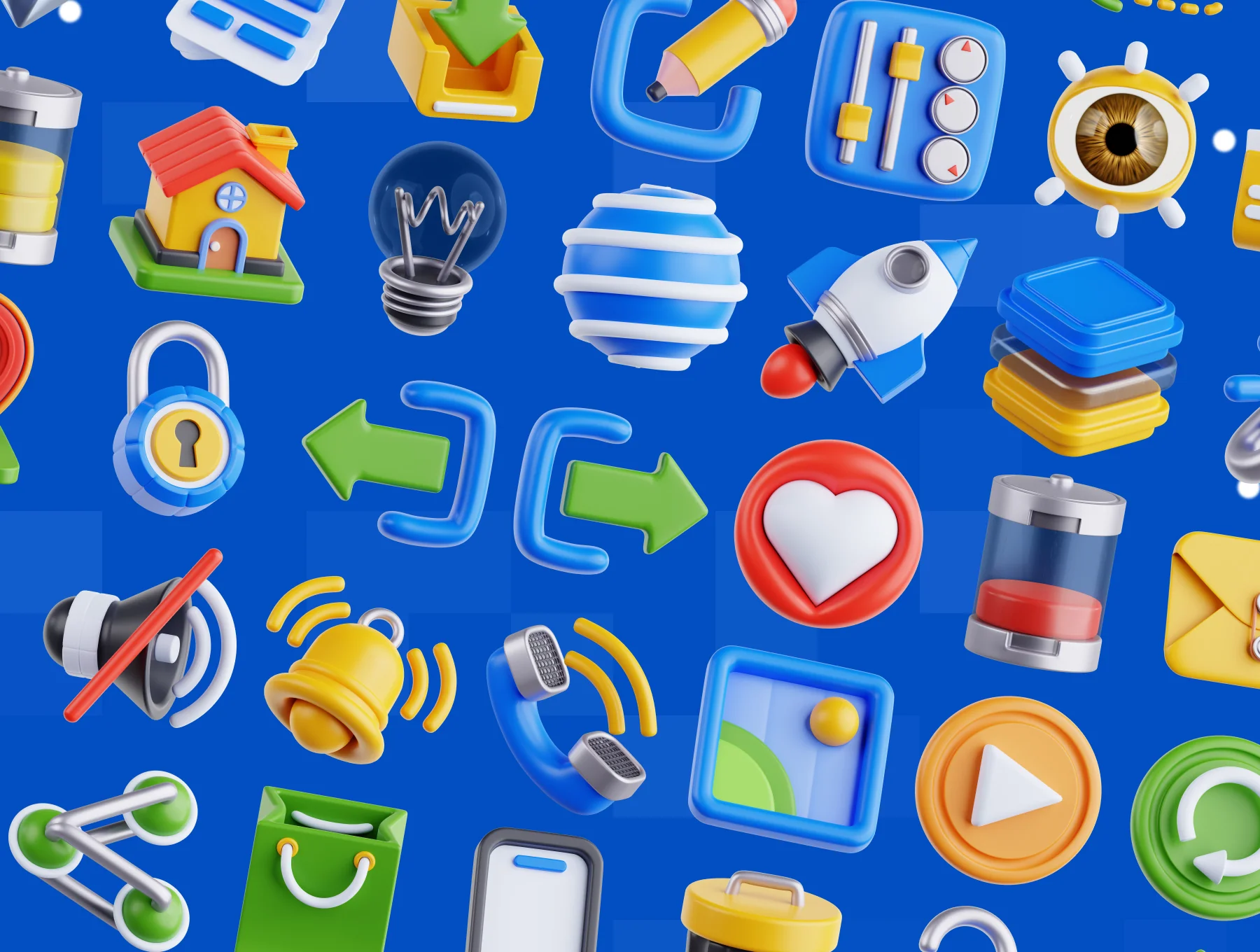 Essential Interface 3D Icon Set 5
