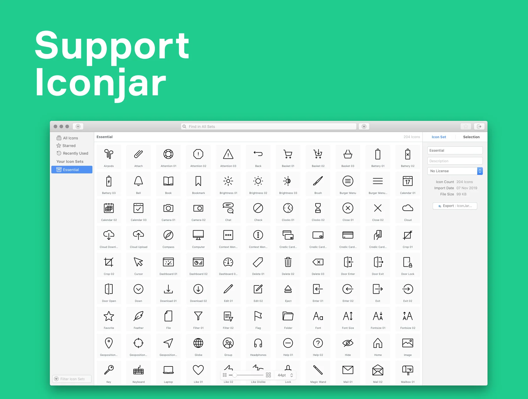 Essential Line Icons 5