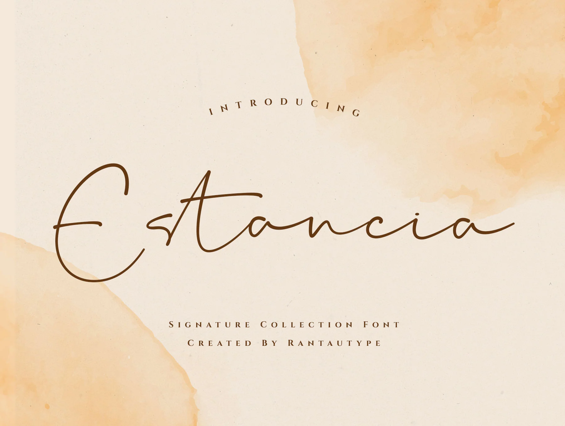 Estancia Elegant Signature Font