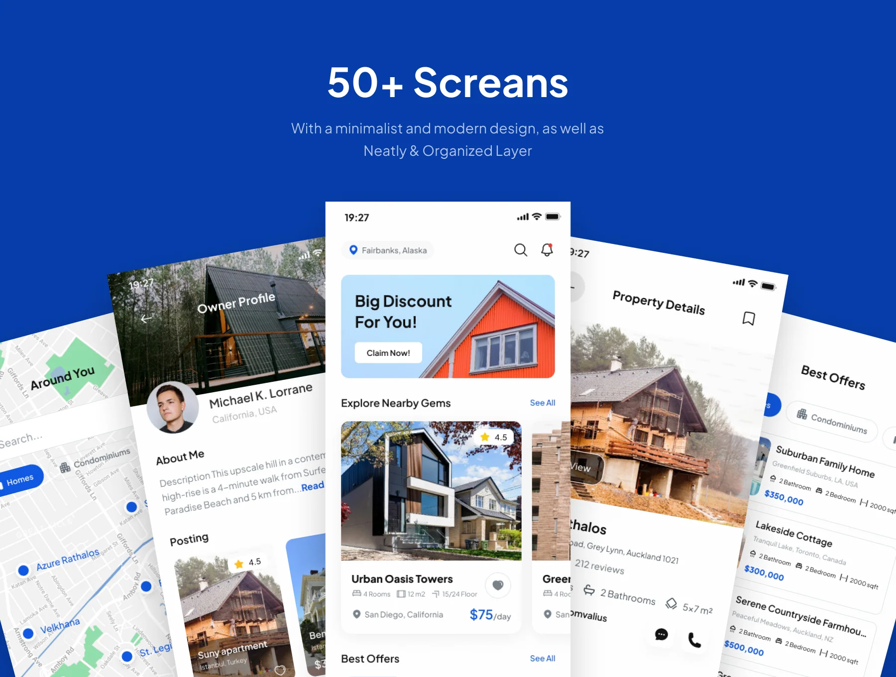 EstateEase - Real Estate Mobile App UI Kits 4