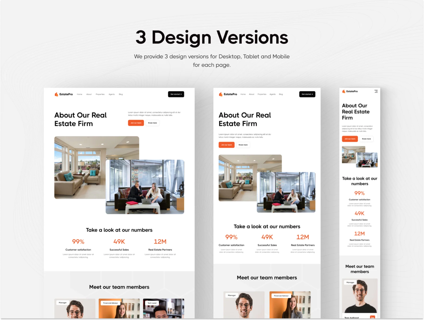 EstatePro - Real Estate Website UI Kit 4