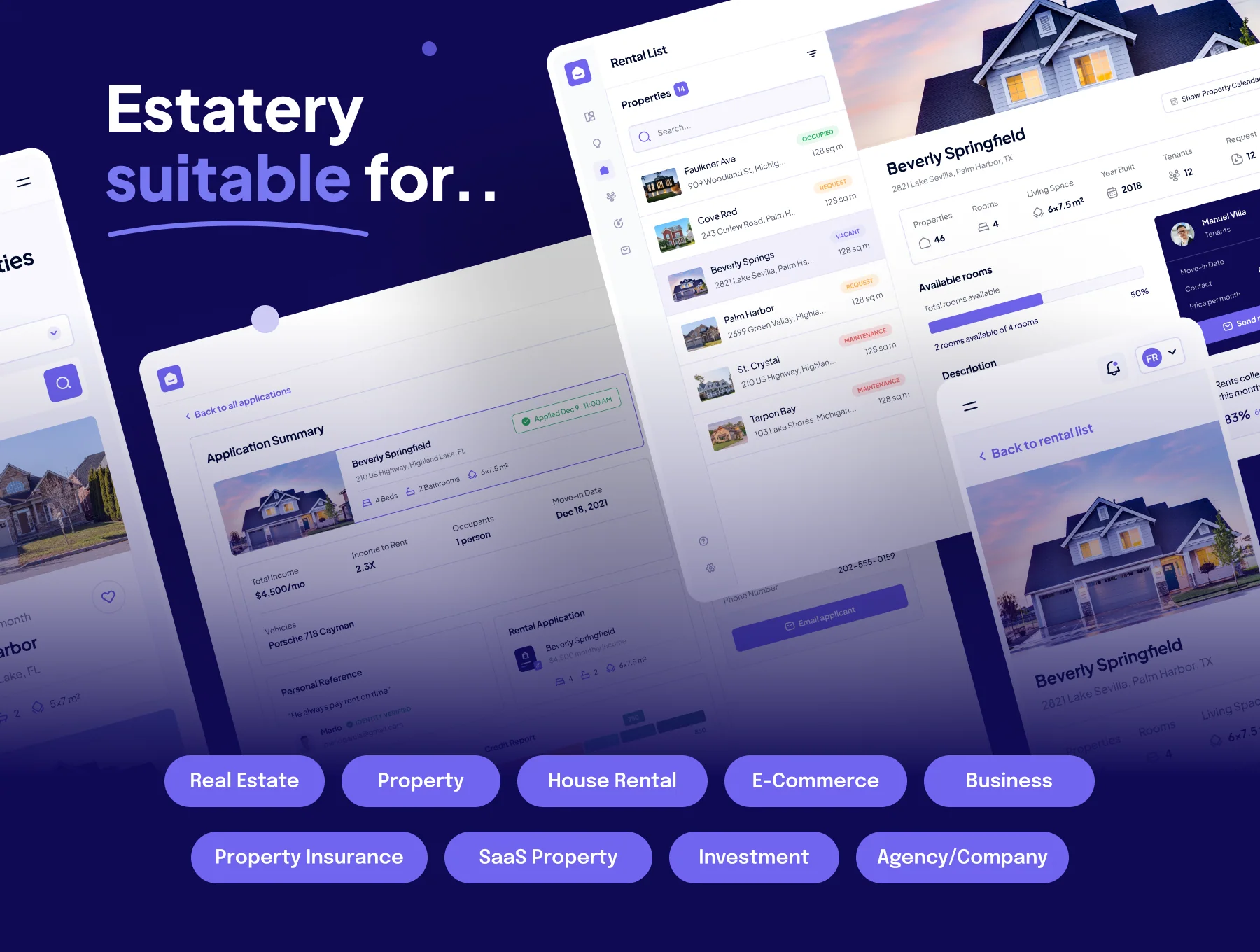 Estatery - Real Estate SaaS Web UI Kit 4