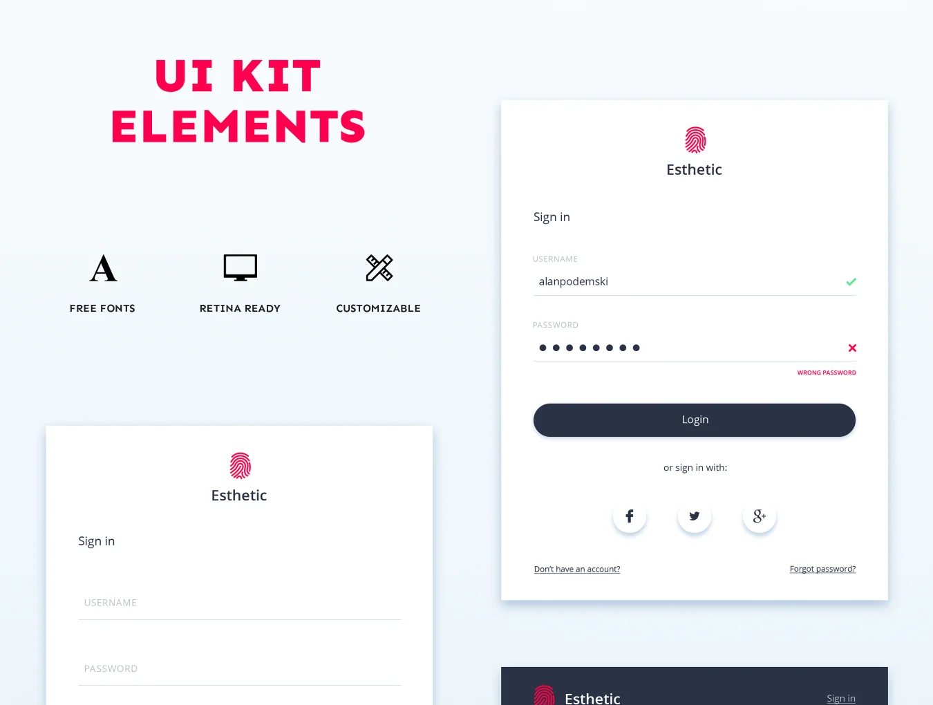Esthetic UI Kit 4