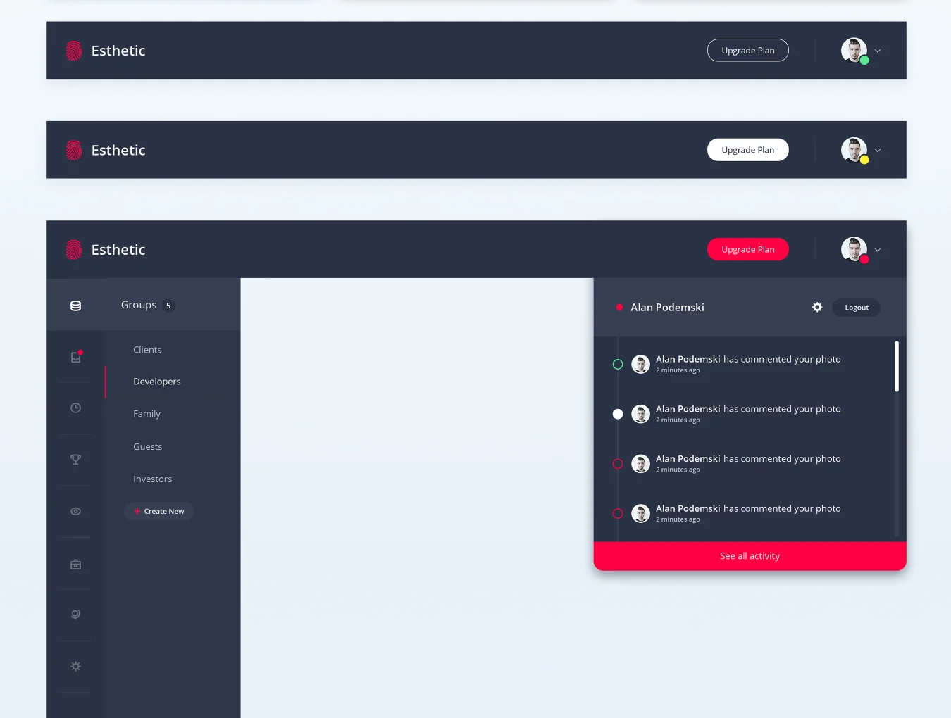 Esthetic UI Kit 6