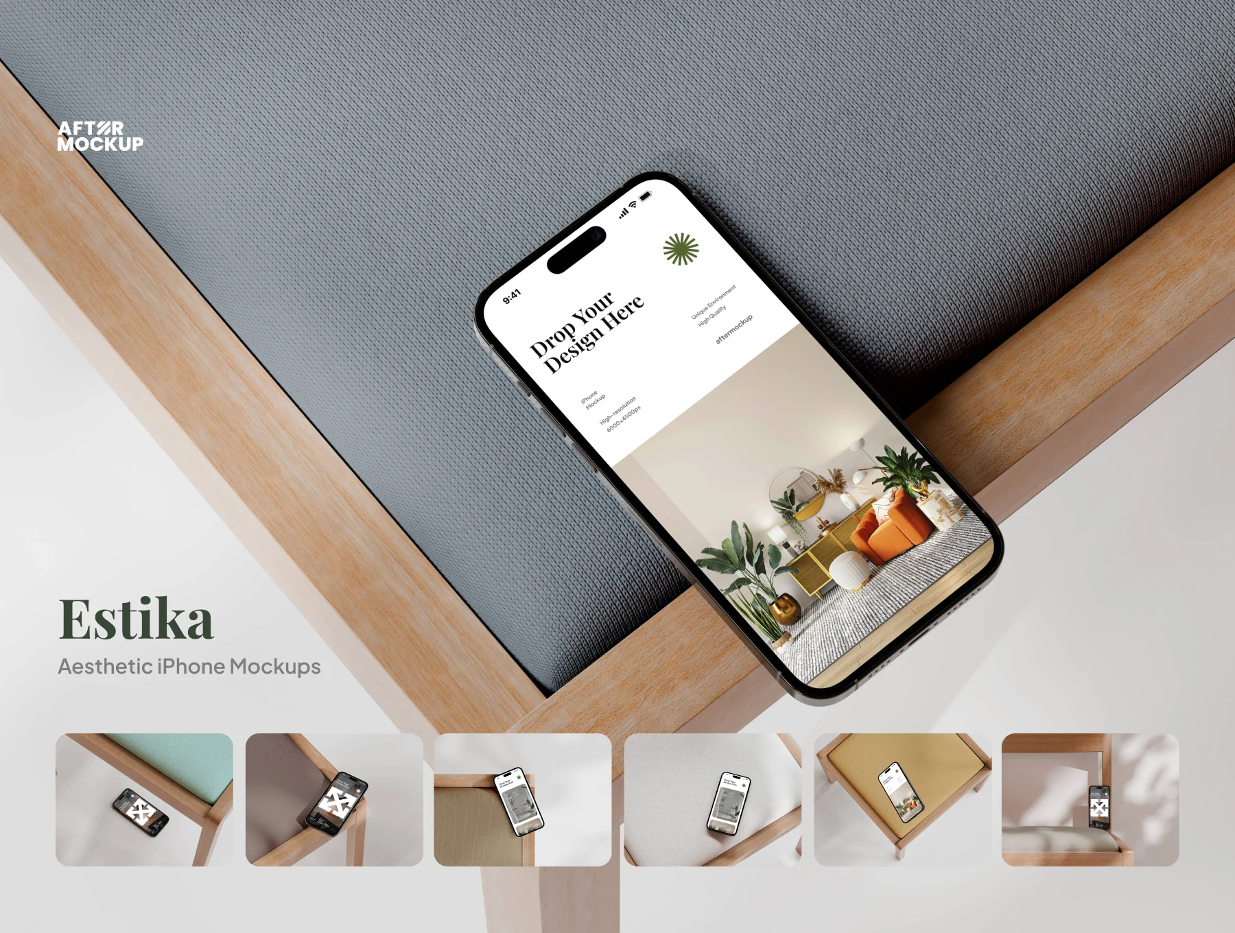 Estika iPhone Mockups