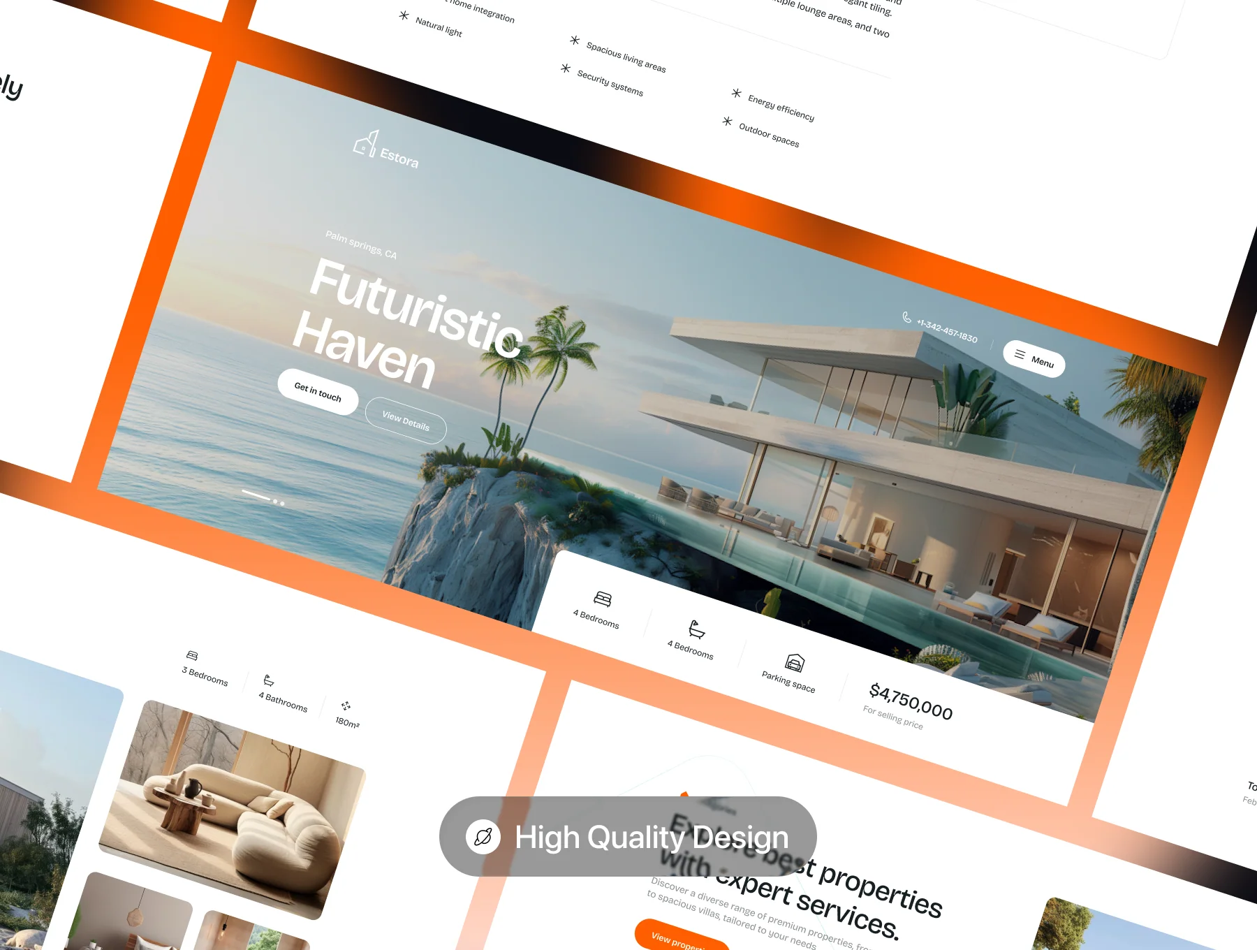 Estora — Real Estate Website UI Kit 2
