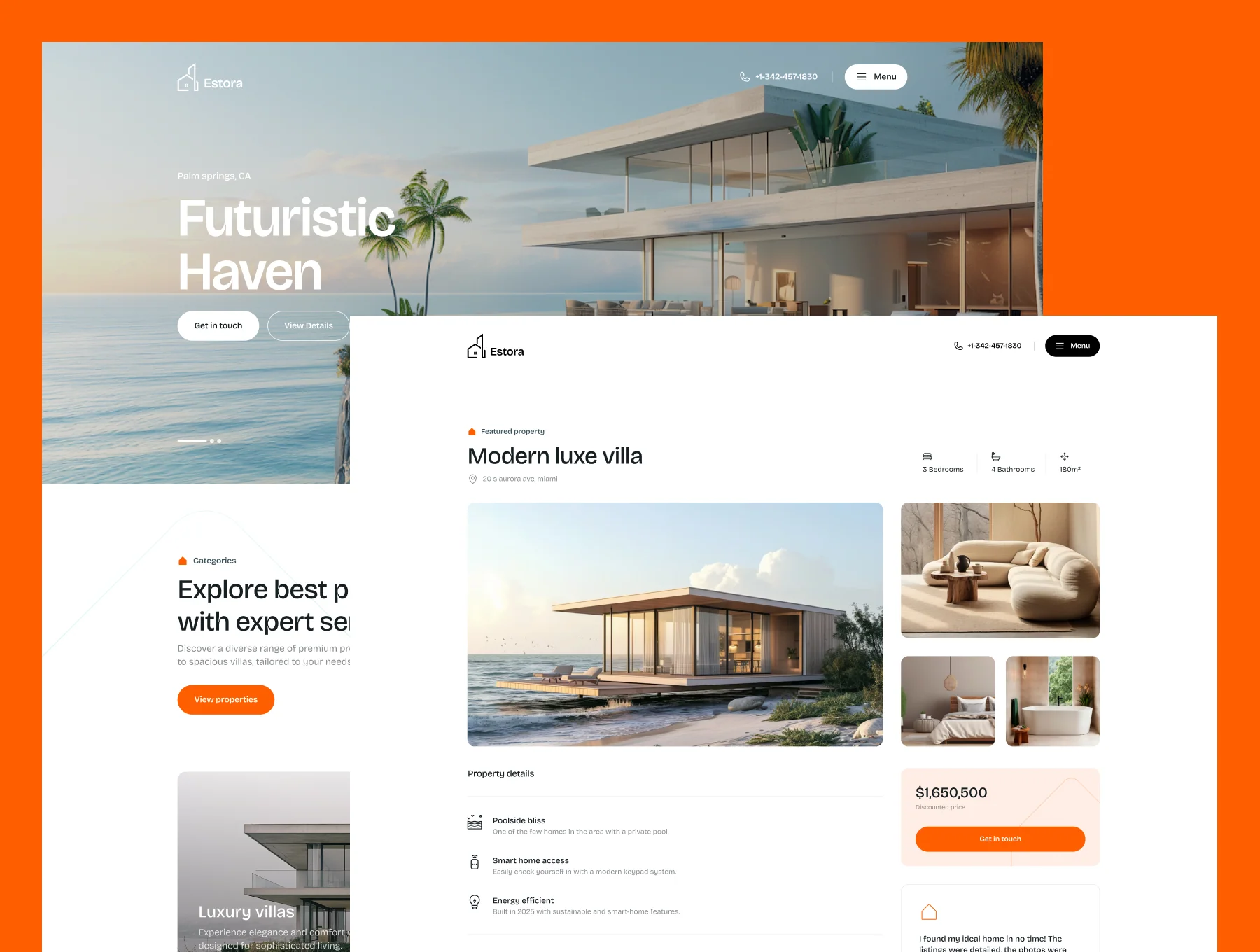 Estora — Real Estate Website UI Kit 5