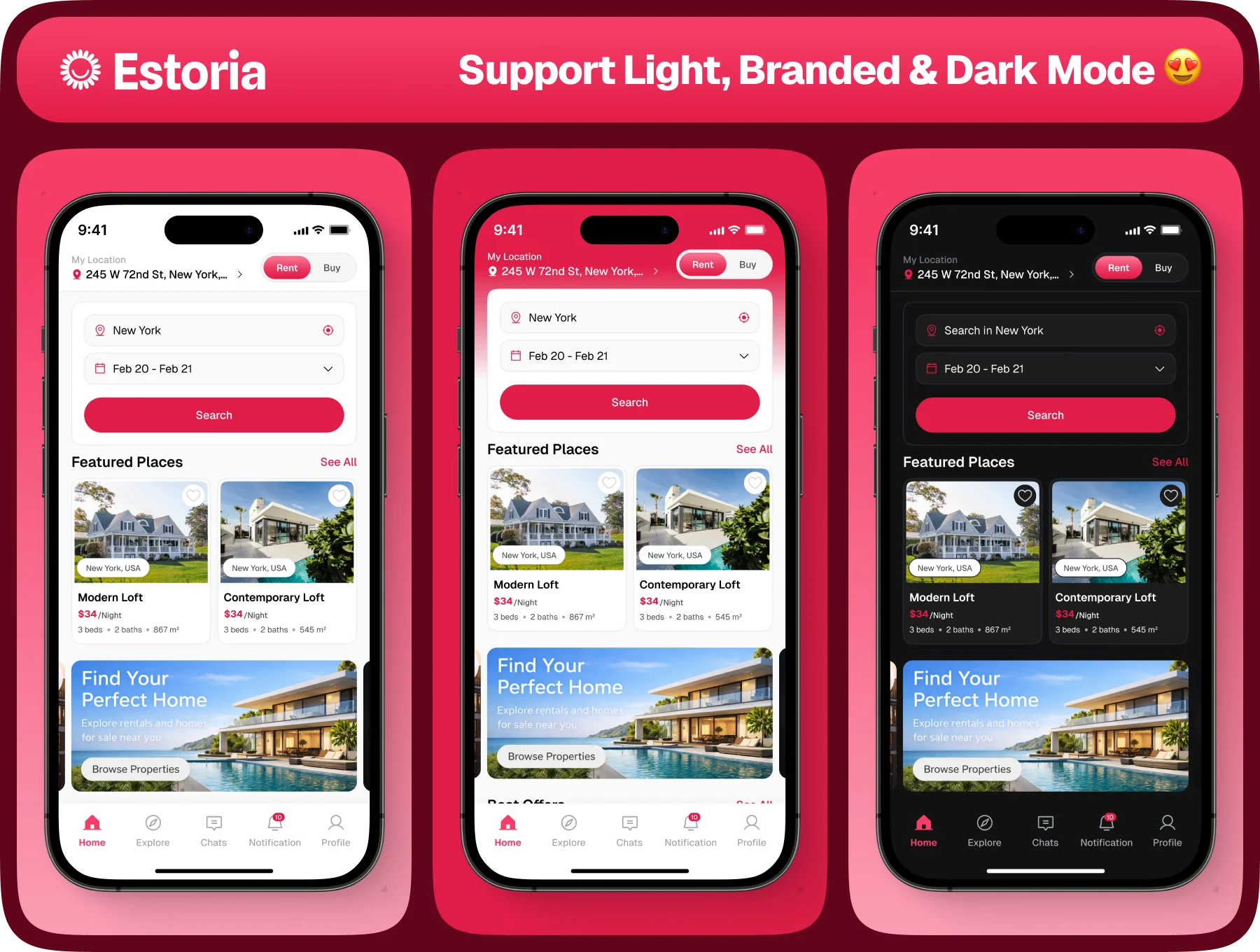 Estoria - Modern Property Marketplace App 5