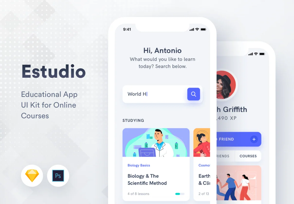 Estudio Mobile App UI Kit