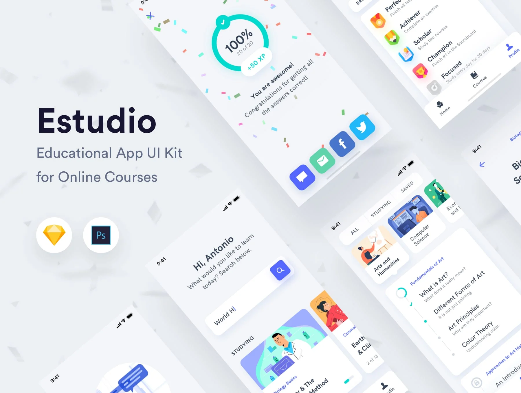 Estudio Mobile App UI Kit