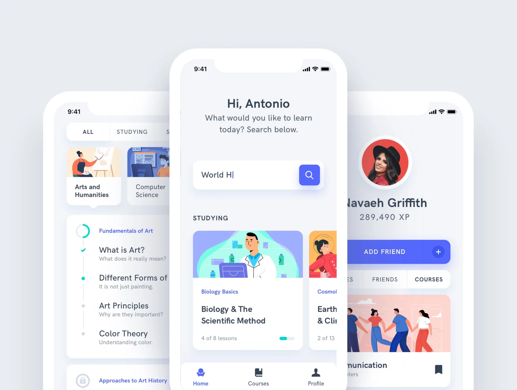 Estudio Mobile App UI Kit 3