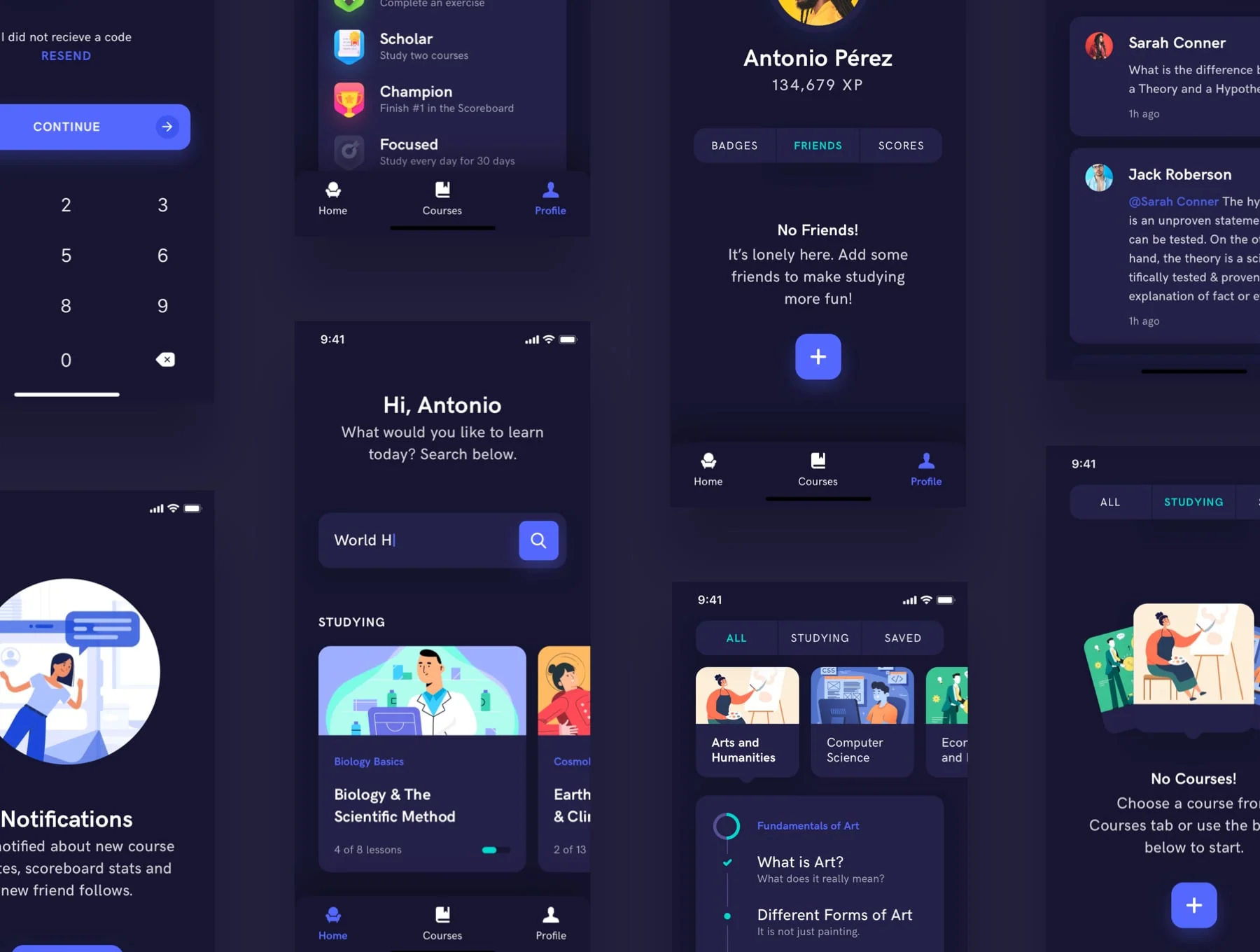 Estudio Mobile App UI Kit 6