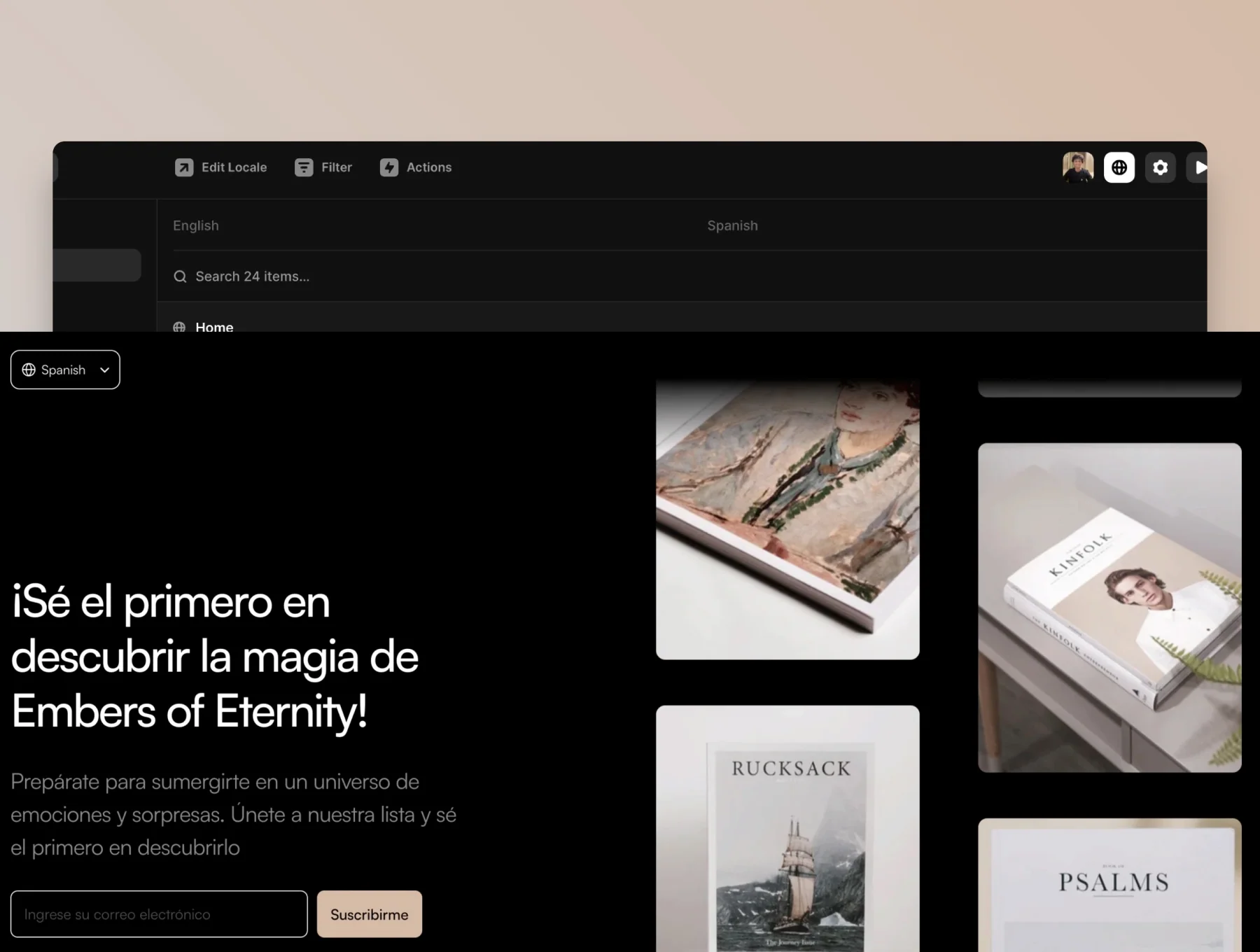 Eternity - Framer Waitlist Template 3