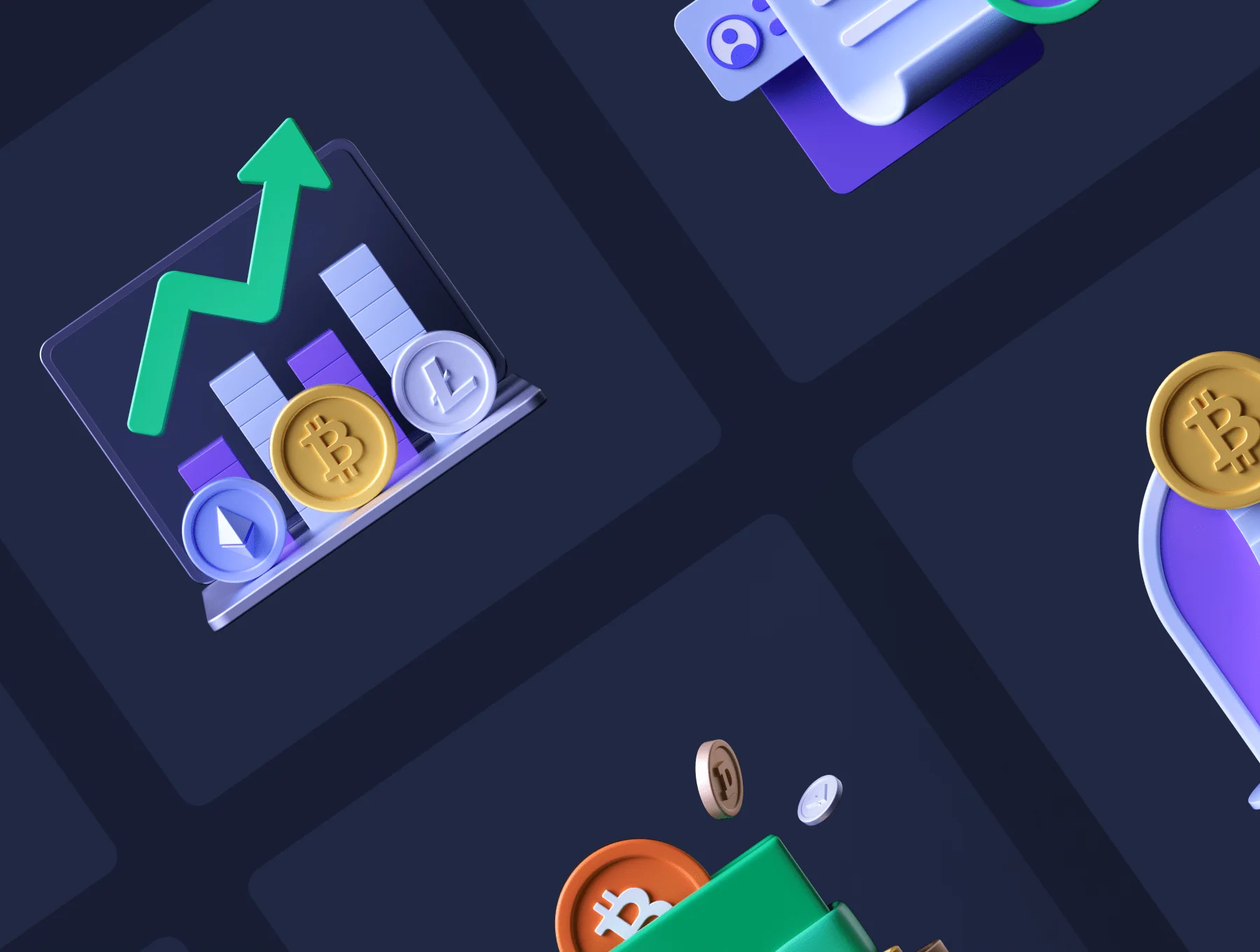 Ether - Crypto 3D Icon Set 7
