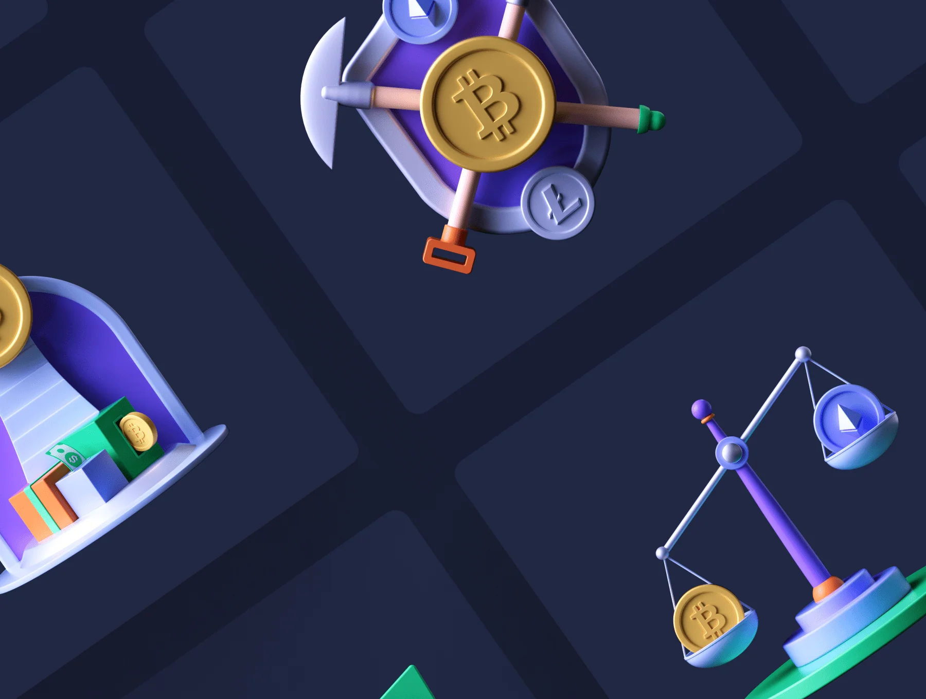 Ether - Crypto 3D Icon Set 8