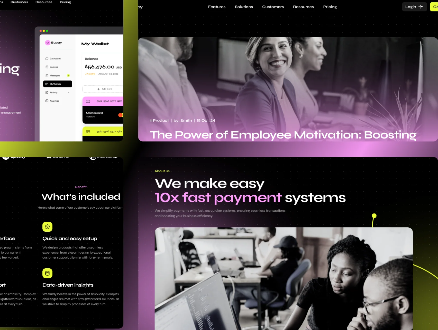Eupay -  SaaS Website Templates 3