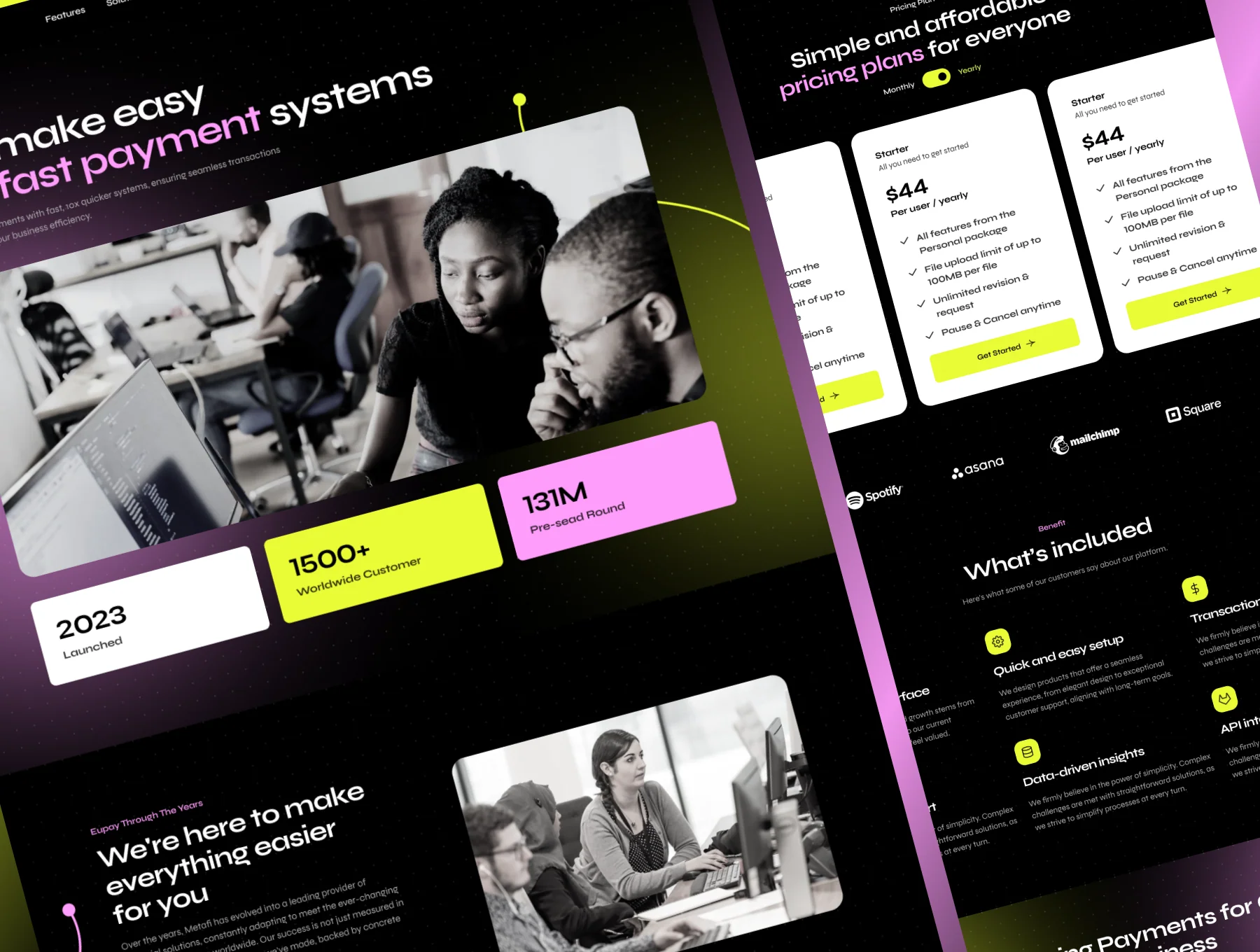 Eupay -  SaaS Website Templates 4