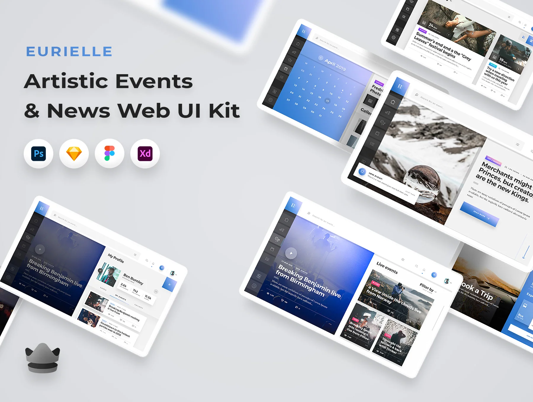 Eurielle - Events UI Kit