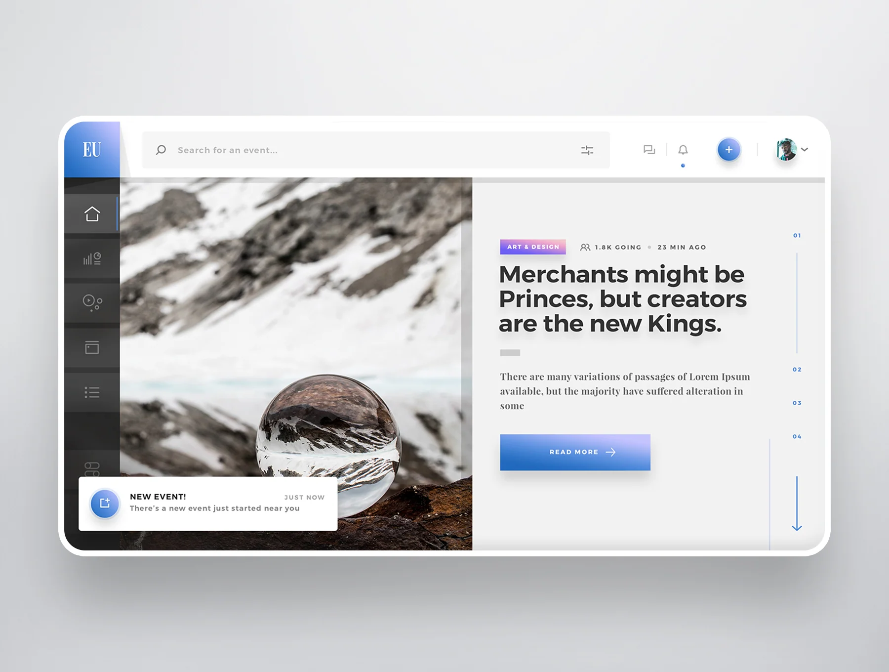 Eurielle - Events UI Kit 7