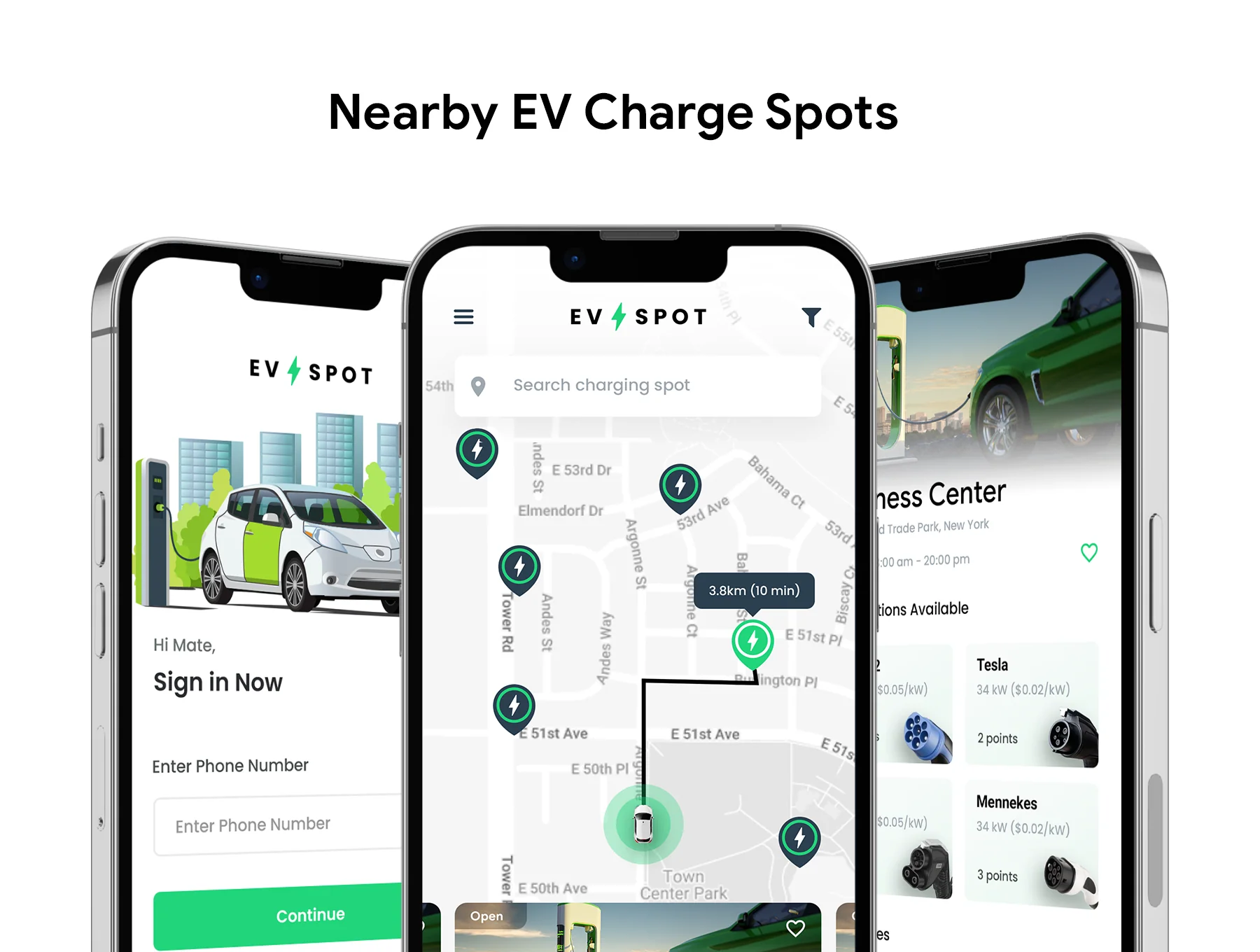 EV Charging Station Finder App | EV Spot 2